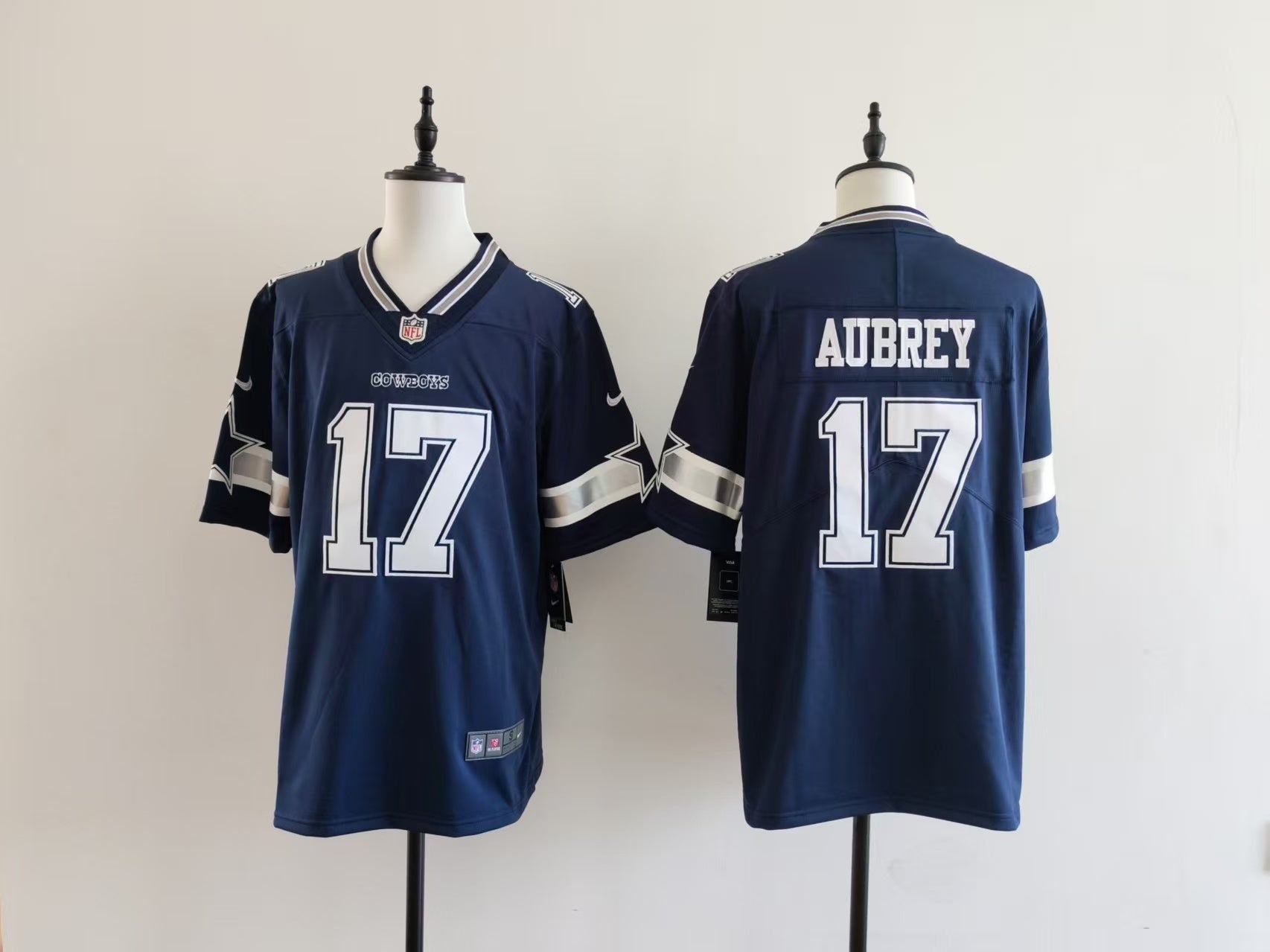 Men's Dallas cowboys Brandon Aubrey Jersey-Blue football jersey product view 1