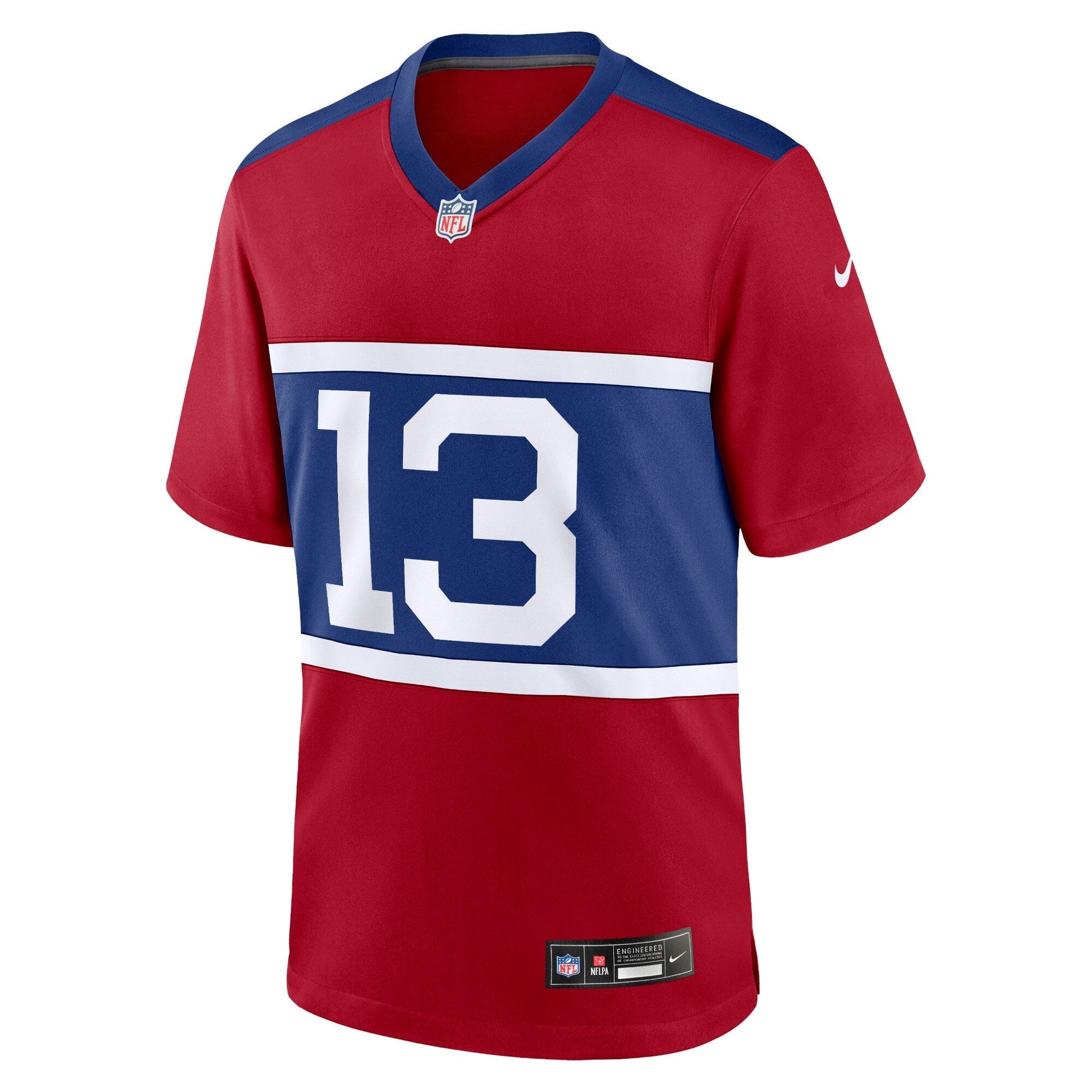 Jalin Hyatt New York Giants Alternate Game Jersey - Century Red football jersey product view 2