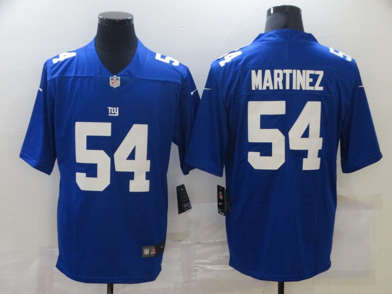Men's New York Giants Blake Martinez Blue Game Jersey football jersey product view 1