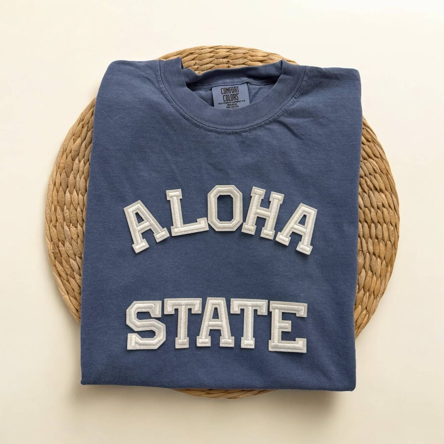 Comfort Colors Aloha State Hawaii Short Sleeve Shirt Unisex T-shirt, Sweatshirt, Hoodie, Long Sleeve Tee - T-Shirt, Sweatshirt, Hoodie