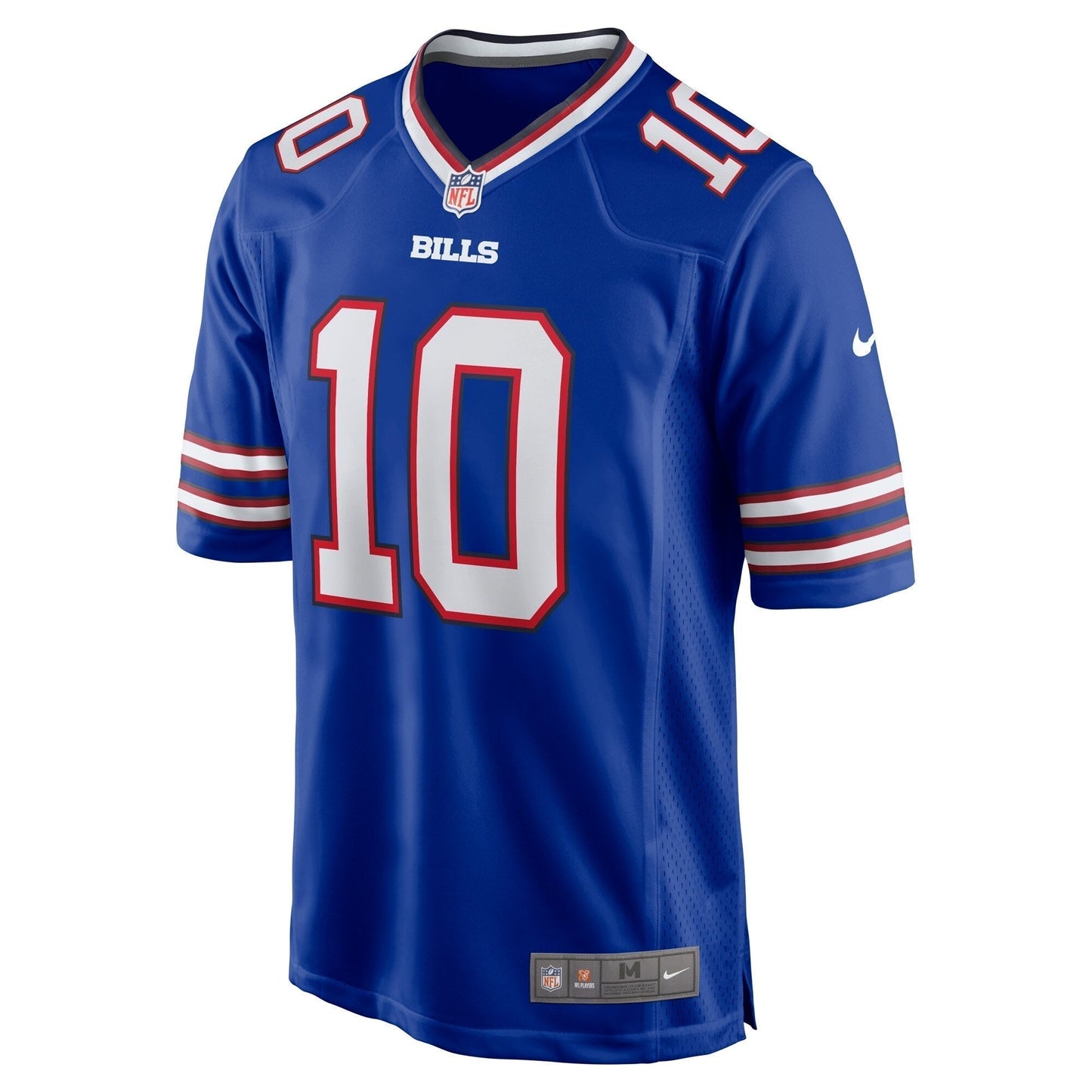 Khalil Shakir Buffalo Bills Game Jersey - Royal football jersey product view 2