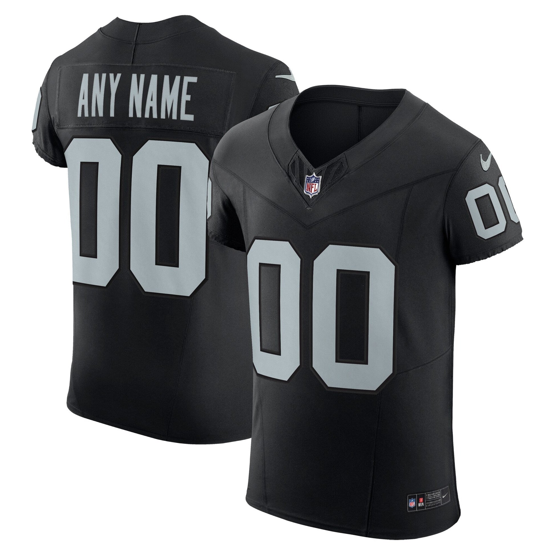 Las Vegas Raiders Black Vapor F.U.S.E. Elite Custom Jersey football jersey product view 1