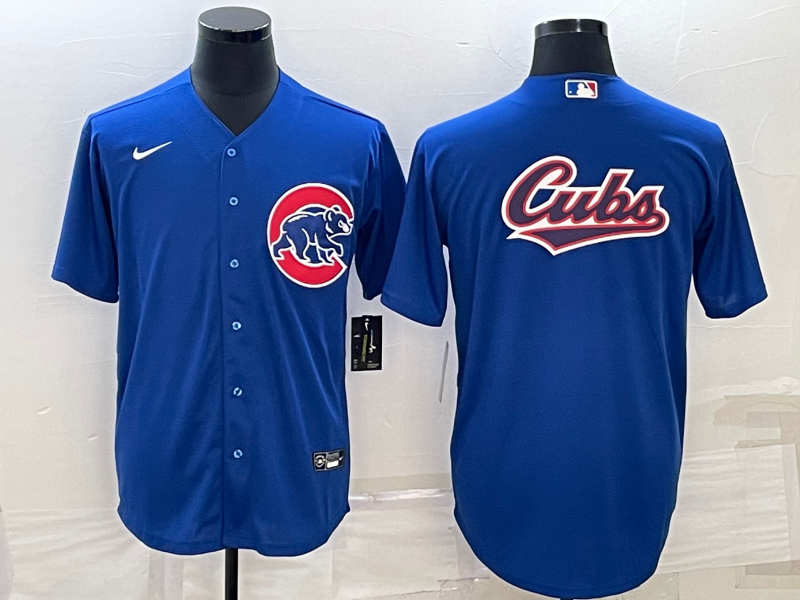 Men's Chicago Cubs Royal Alternate Replica Team Jersey baseball jersey product view 1