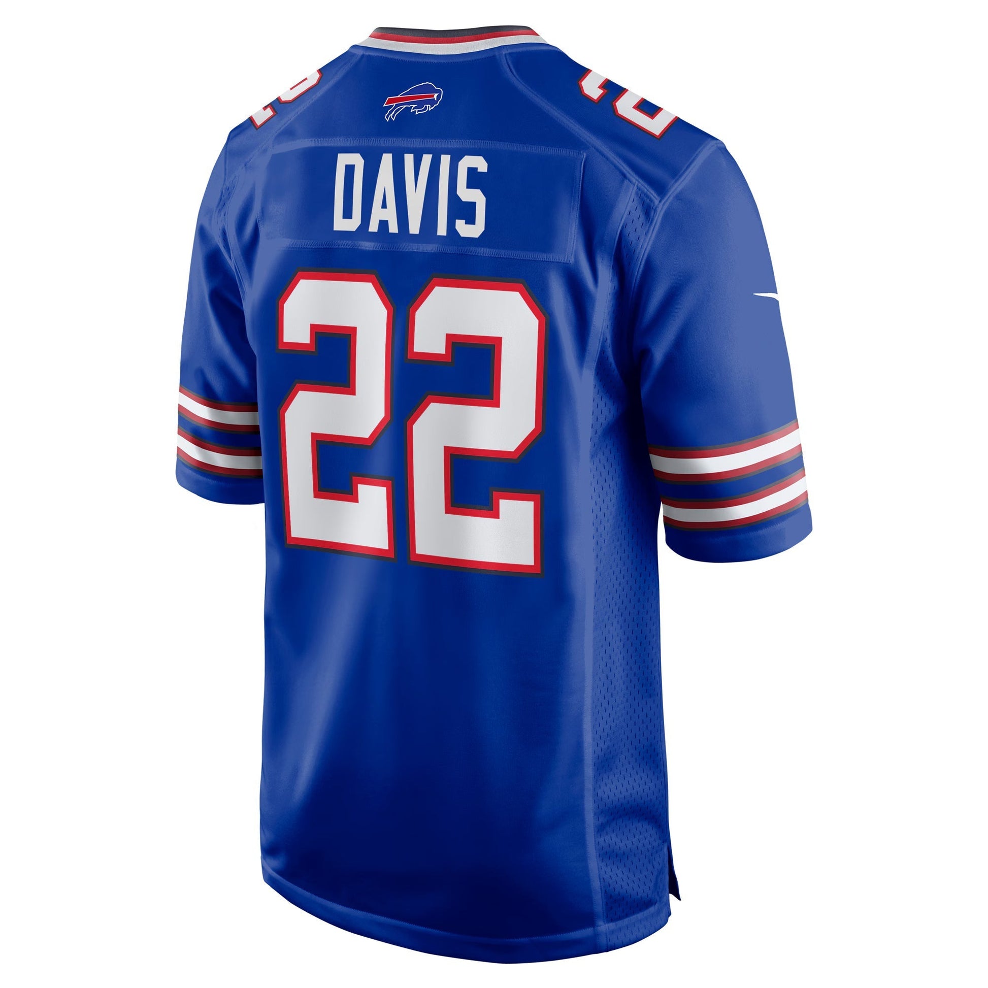 Buffalo Bills Ray Davis Royal Game Jersey football jersey product view 3