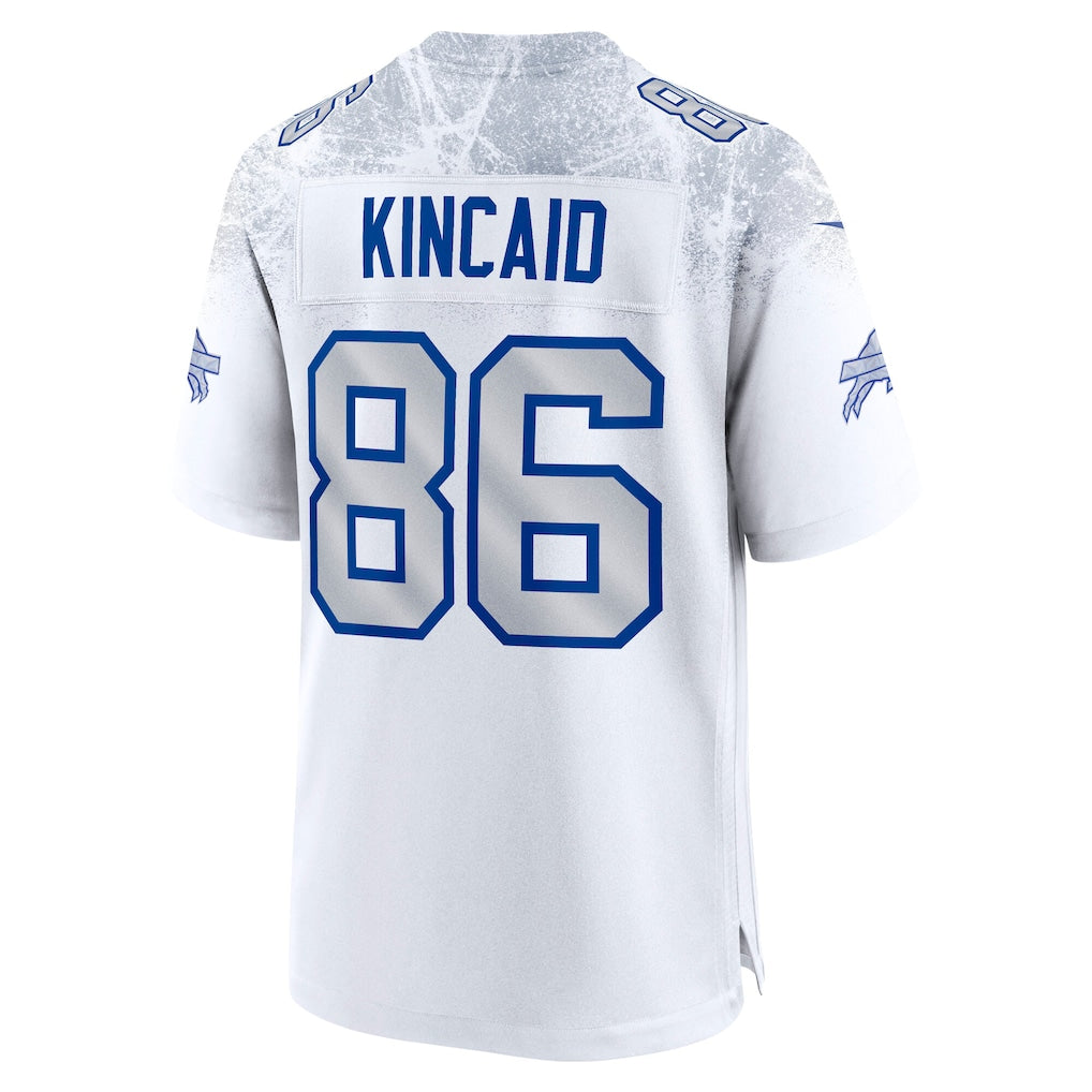 B.Bills #86 Dalton Kincaid White 2025 Rivalries Collection Game Jersey football jersey product view 1