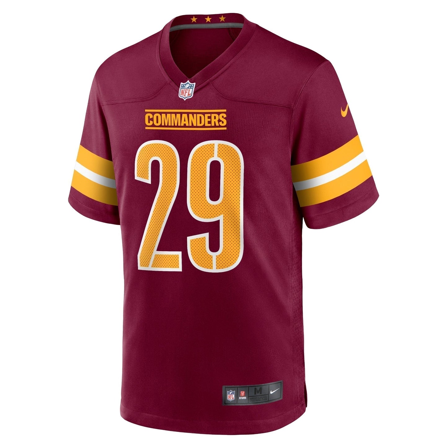 Kendall Fuller Washington Commanders Game Jersey - Burgundy football jersey product view 2
