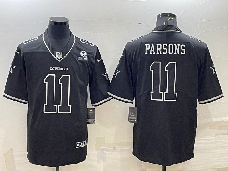 Men's Dallas Cowboys Micah Parsons #11 Black Legend Player Jersey1 football jersey product view 1
