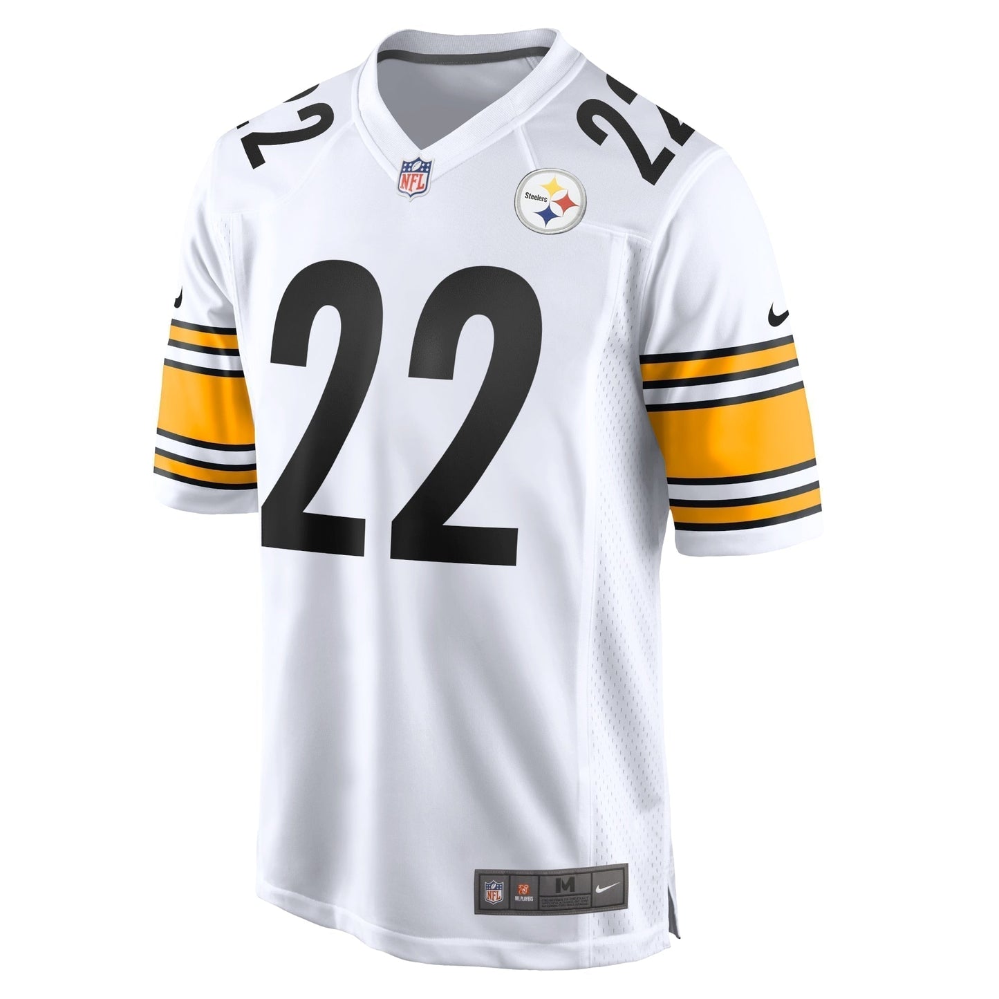 Najee Harris Pittsburgh Steelers Game Jersey - White football jersey product view 2
