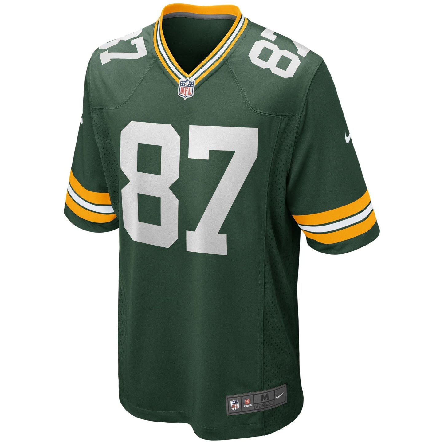 Green Bay Packers Willie Davis Green Game Retired Player Jersey football jersey product view 2