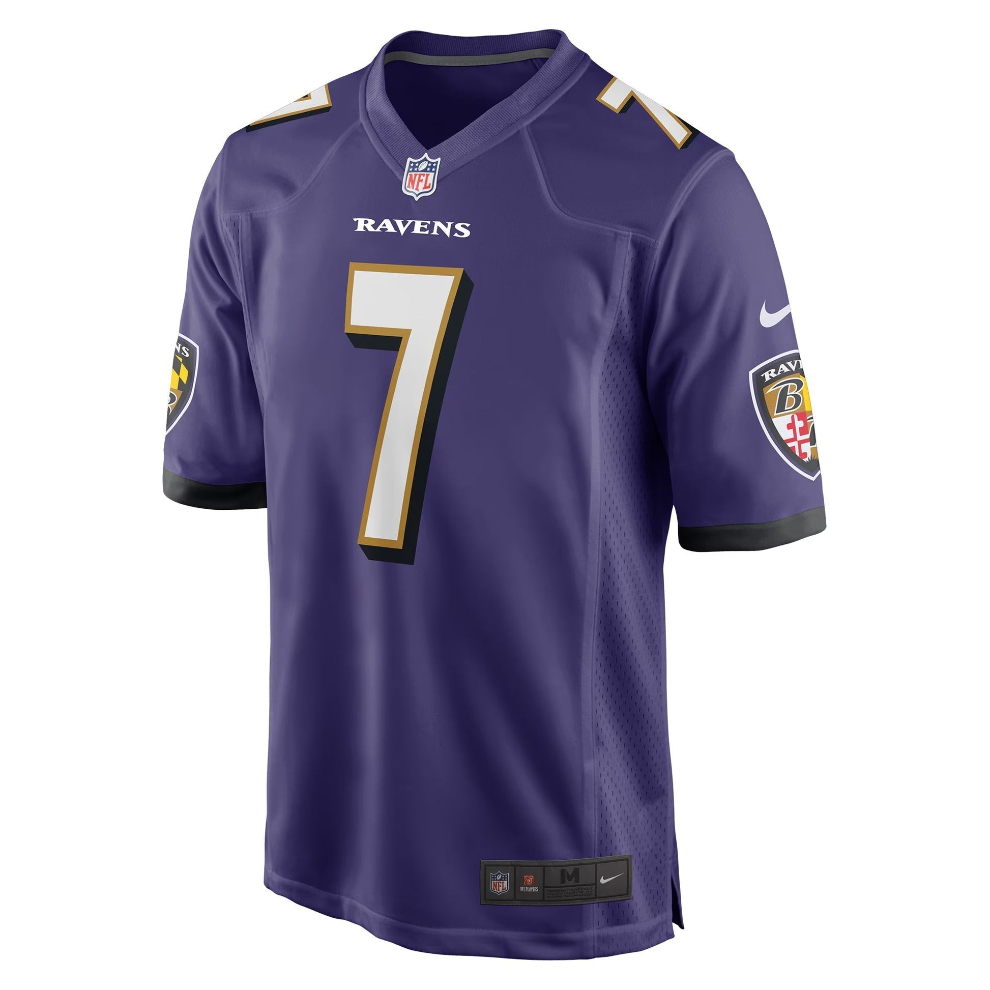 Baltimore Ravens Rashod Bateman Purple Game Player Jersey football jersey product view 2
