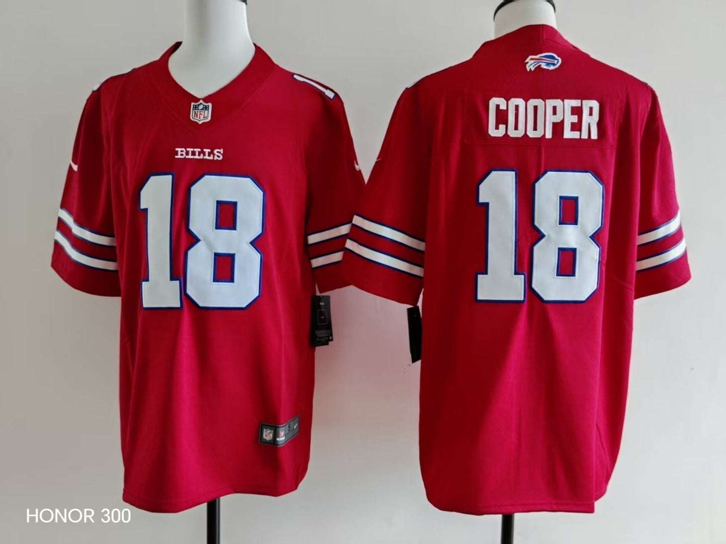 Men's Buffalo Bills Amari Cooper Jersey-Red football jersey product view 1