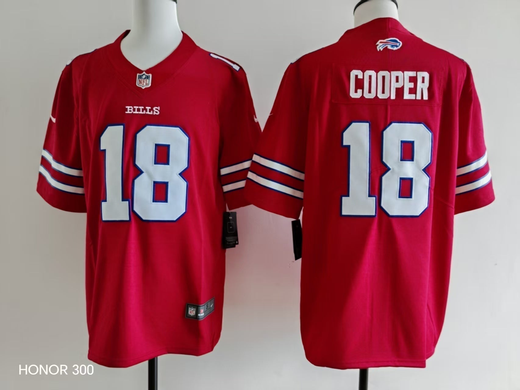 Men's Buffalo Bills Amari Cooper Jersey-Red football jersey product view 1