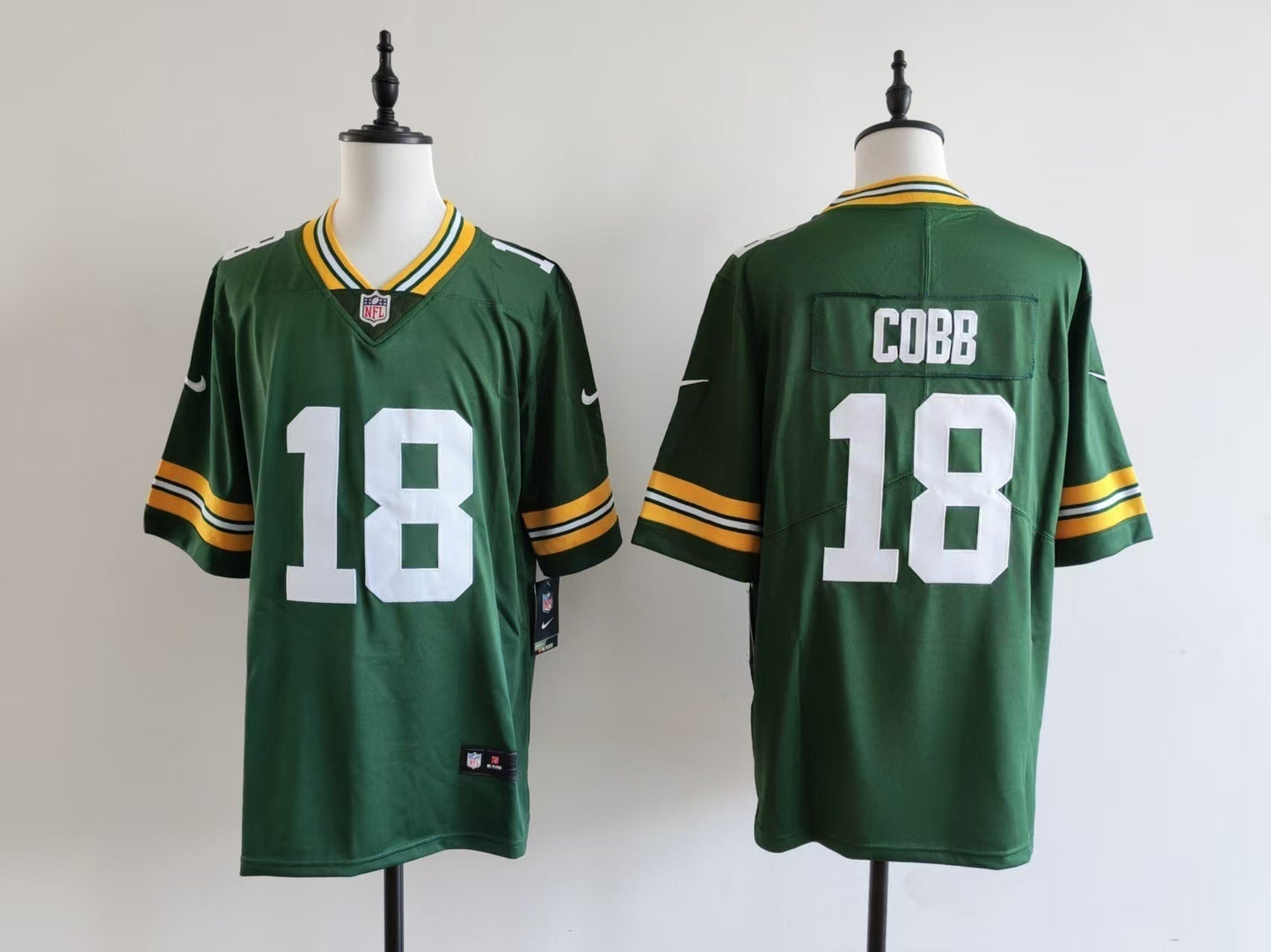 Men's Green Bay Packers Randall Cobb Jersey - Green football jersey product view 1