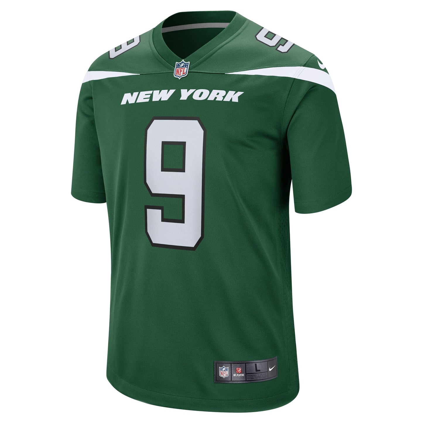 Greg Zuerlein New York Jets Team Game Jersey - Gotham Green football jersey product view 2