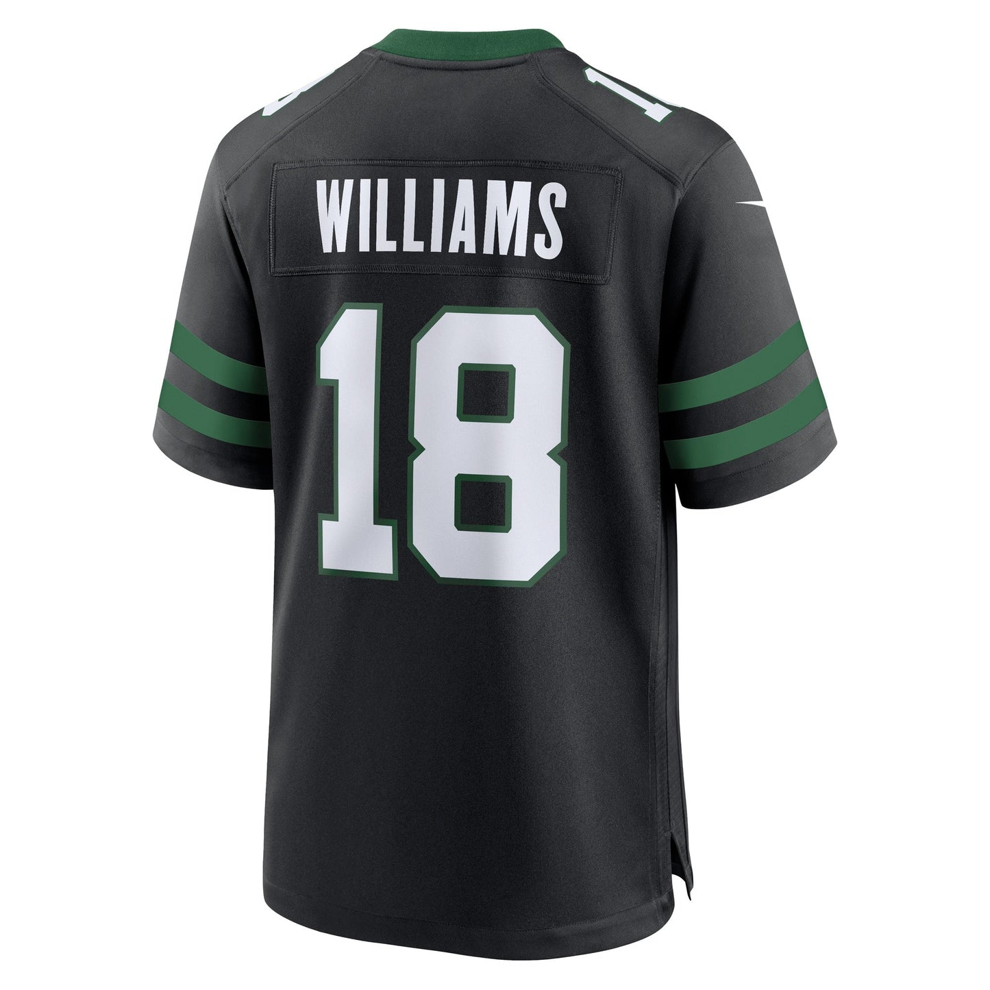 Mike Williams New York Jets Alternate Game Jersey Legacy Black football jersey product view 3