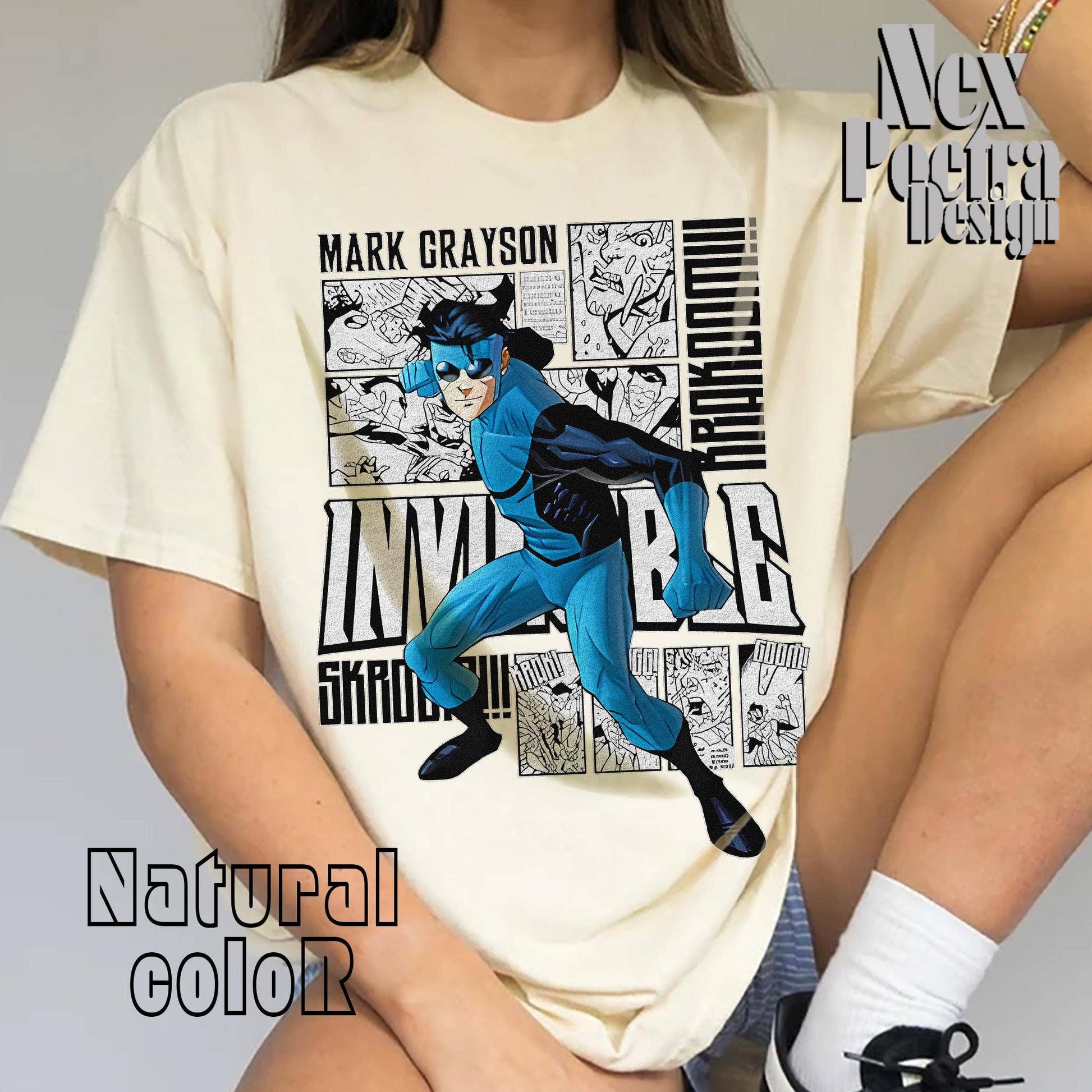 Invincible Mark Grayson Superhero Graphic Tee Unisex T-shirt, Sweatshirt, Hoodie, Long Sleeve Tee - T-Shirt, Sweatshirt, Hoodie