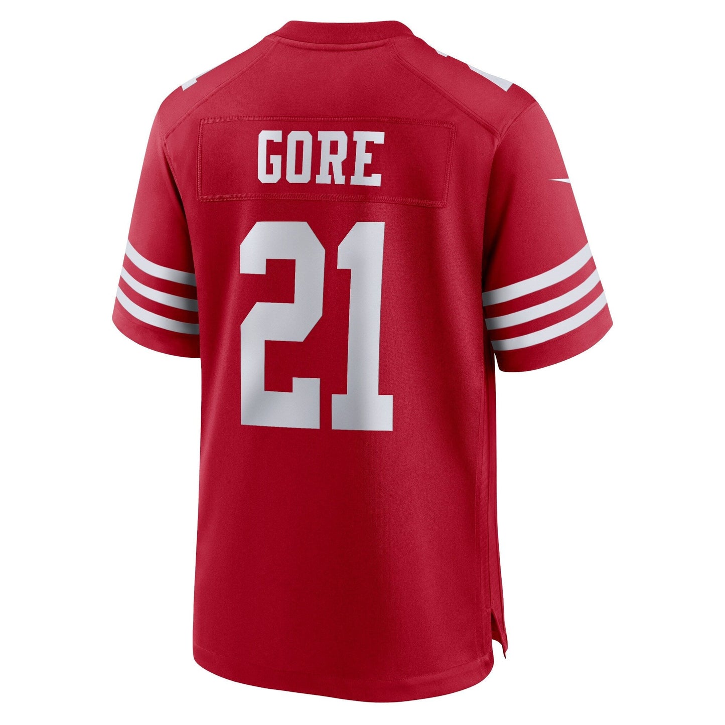 Frank Gore San Francisco 49ers Retired Game Jersey - Scarlet football jersey product view 3
