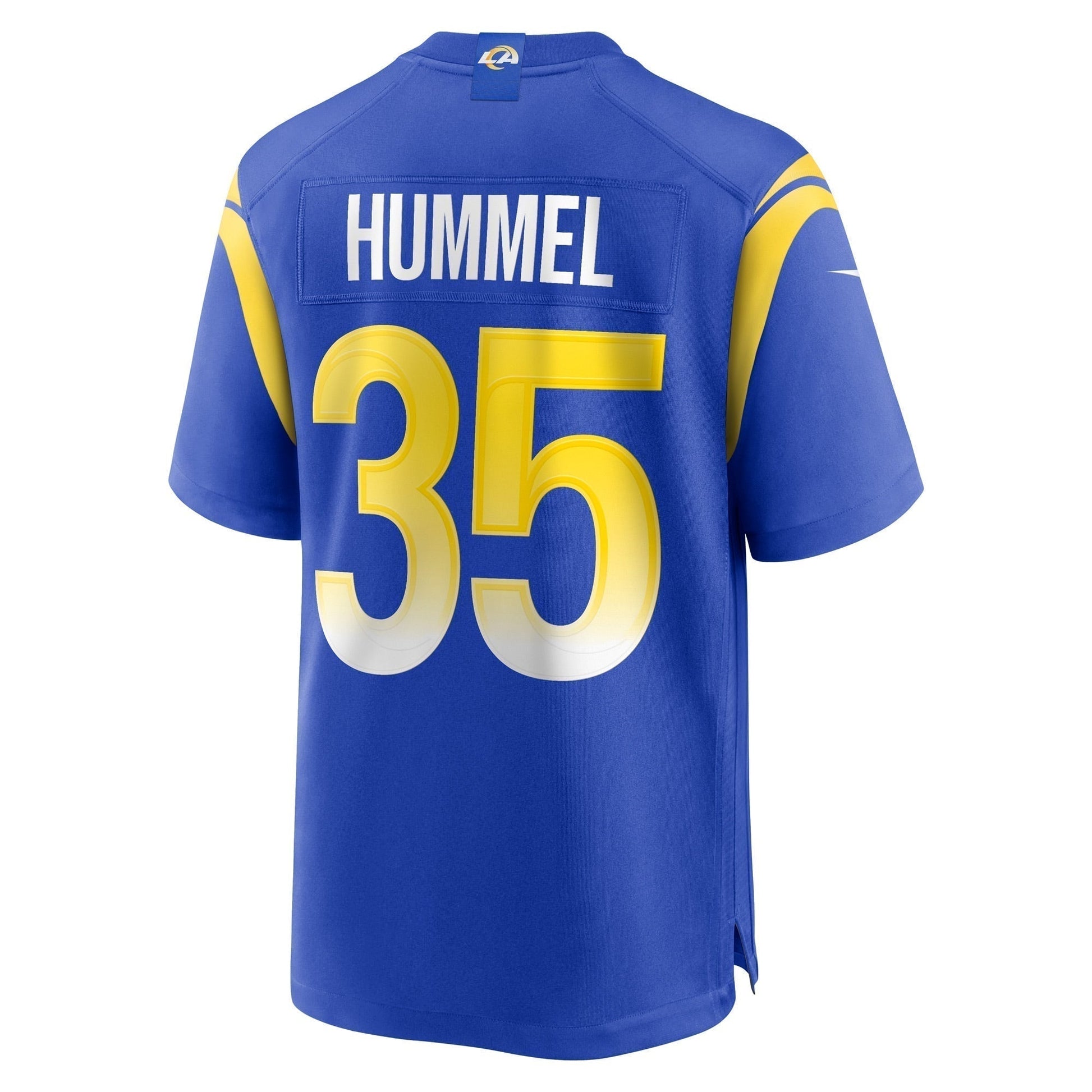 Jake Hummel Los Angeles Rams Game Jersey - Royal football jersey product view 3