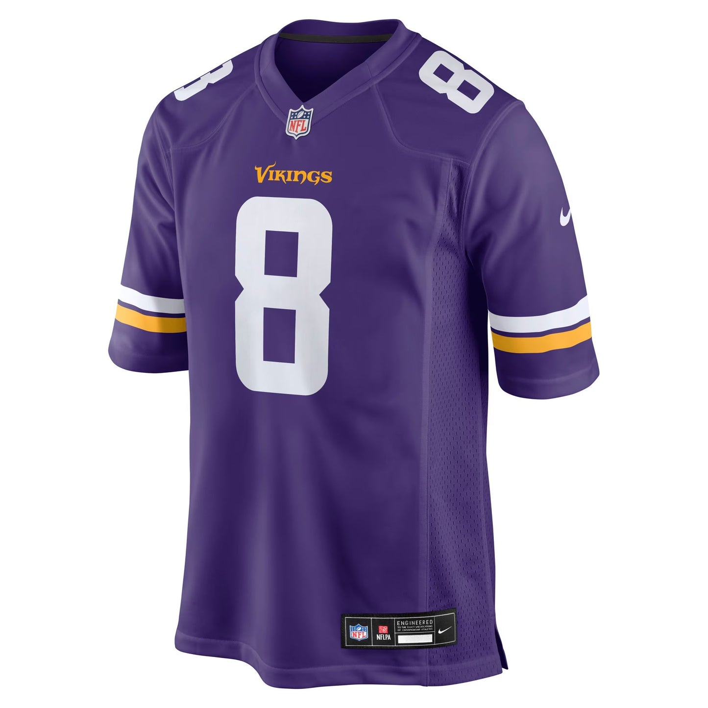 Minnesota Vikings Jeff Okudah Purple Team Game Jersey football jersey product view 1