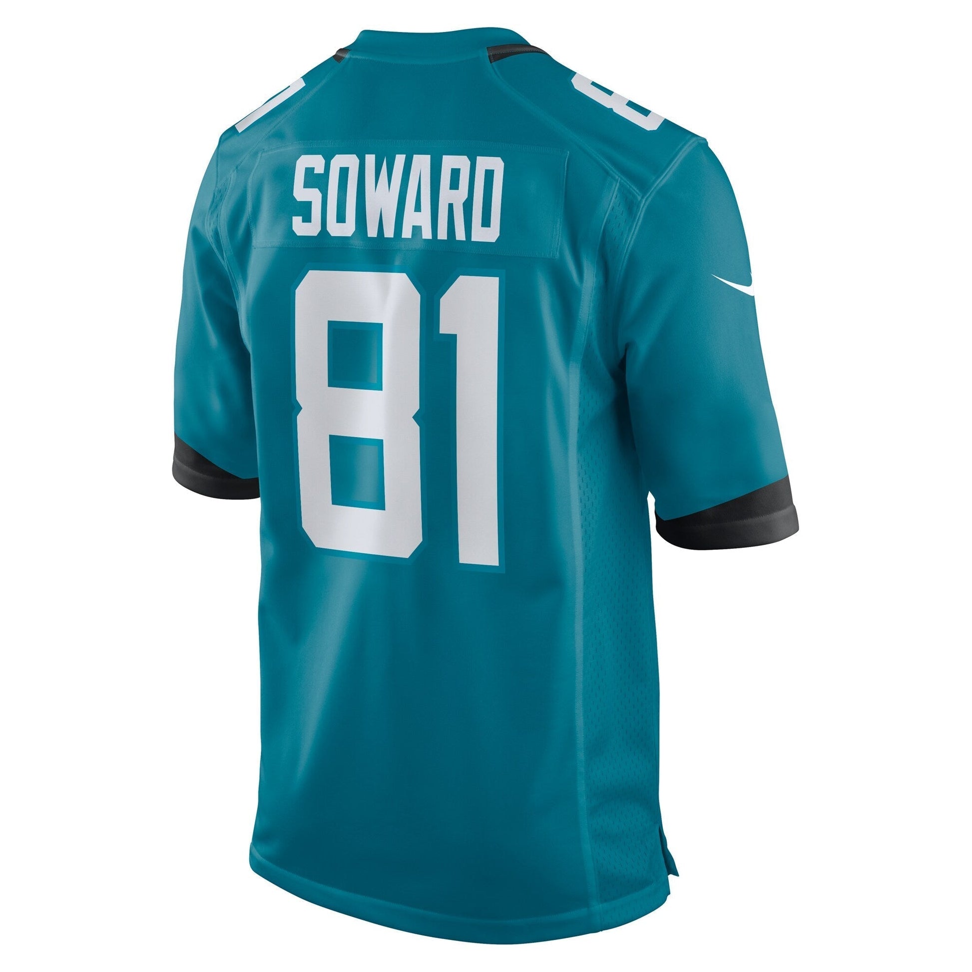 Jacksonville Jaguars R. Jay Soward Teal Retired Player Team Game Jersey football jersey product view 1