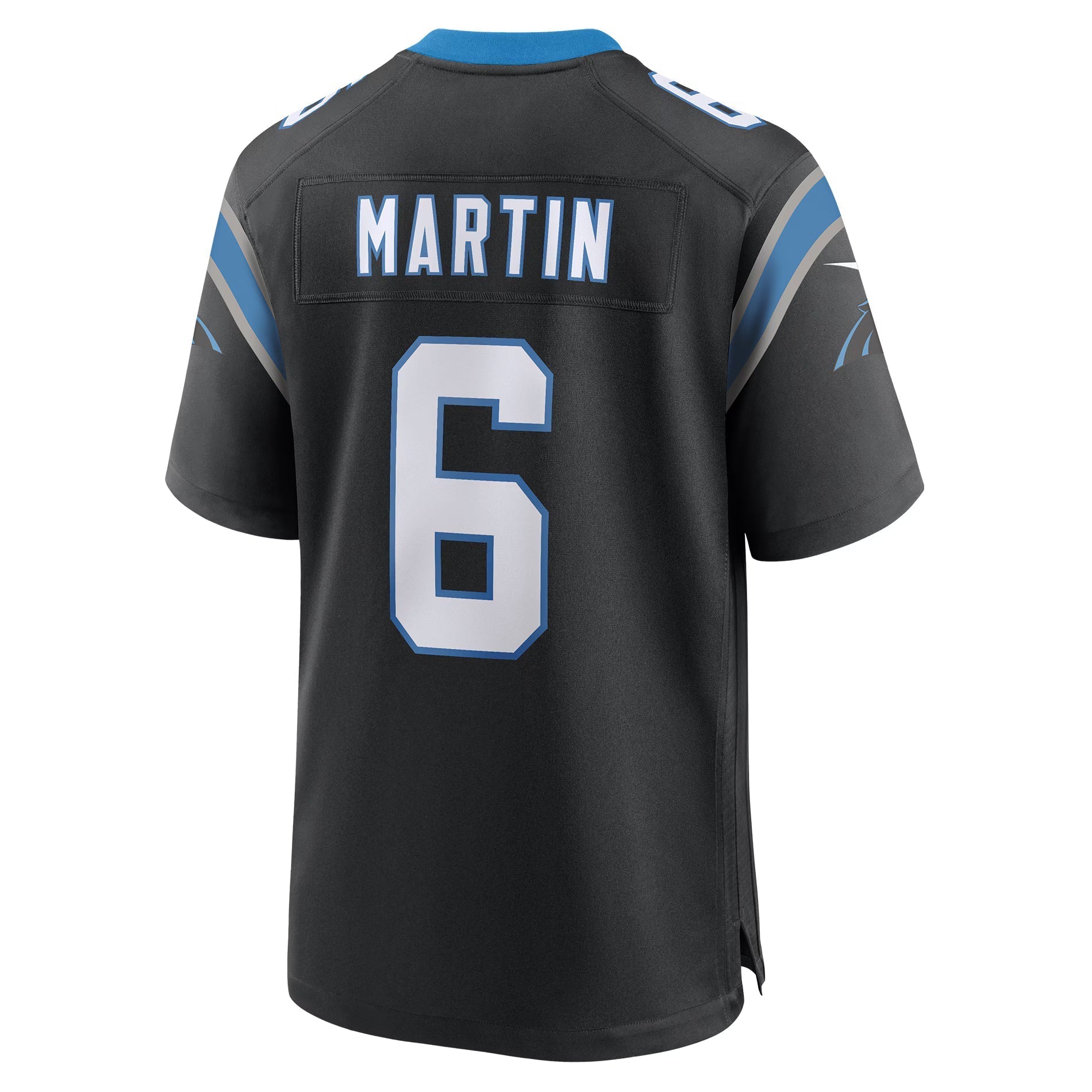 Carolina Panthers Sam Martin Black Team Game Jersey football jersey product view 2