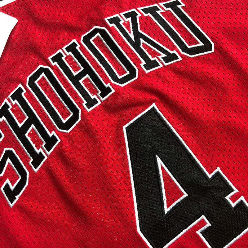 Slam Dunk Takenori Construction Red 4 MN basketball jersey product view 2