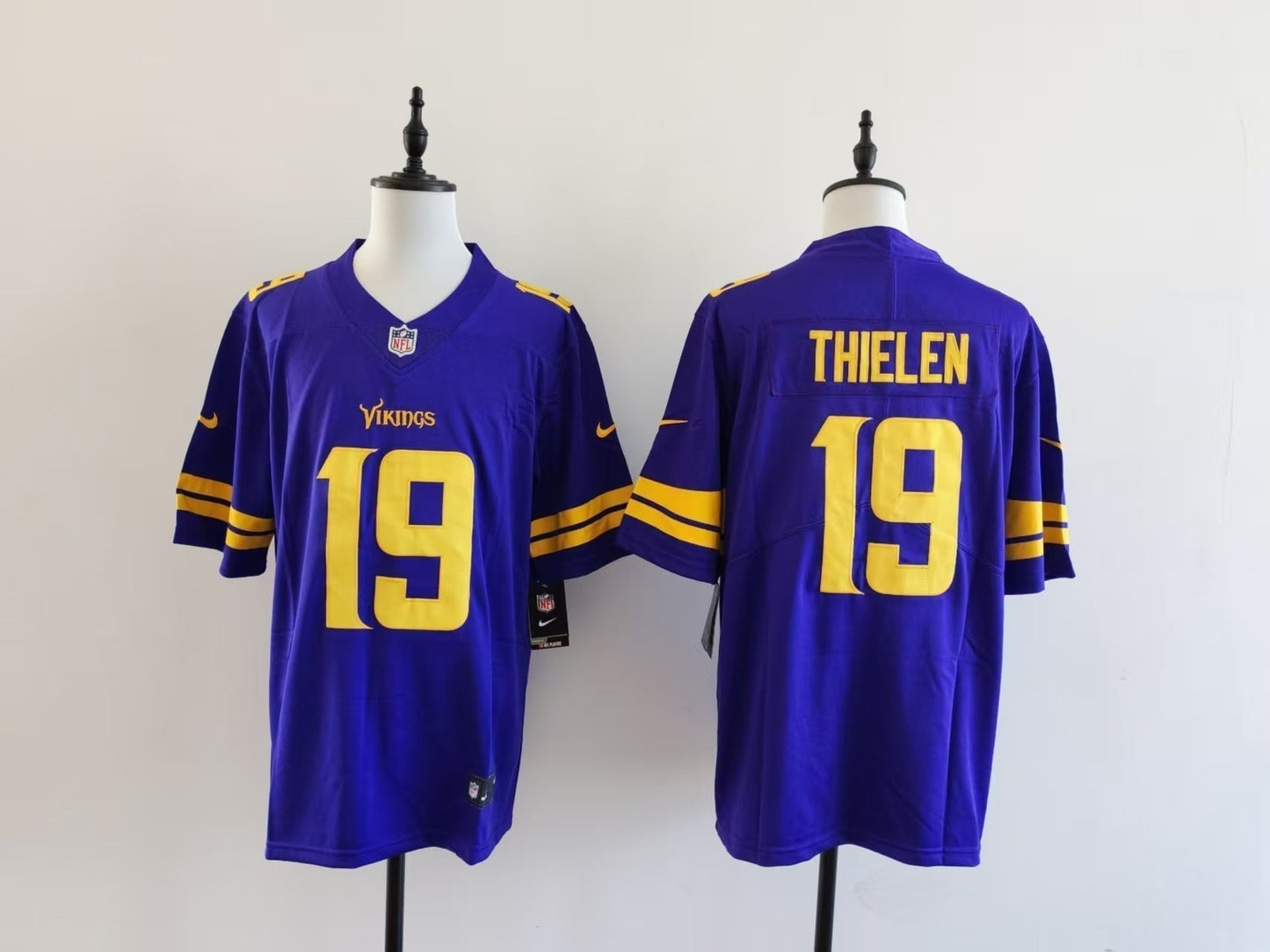 Men's Minnesota Vikings Adam Thielen Jersey - Purple football jersey product view 1