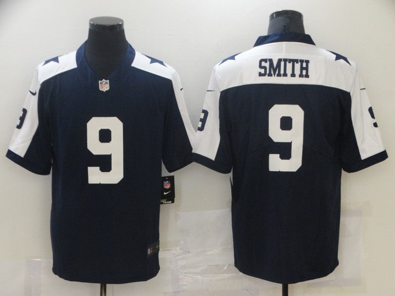 Men's Dallas Cowboys Emmitt Smith Navy Game Jersey football jersey product view 1