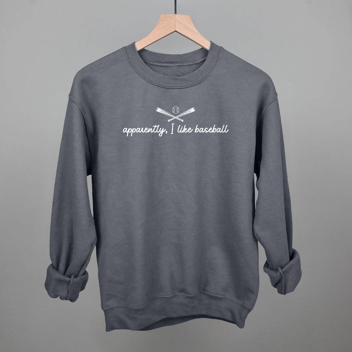 Apparently I Like Baseball Unisex T-shirt, Sweatshirt, Hoodie, Long Sleeve Tee - T-Shirt, Sweatshirt, Hoodie