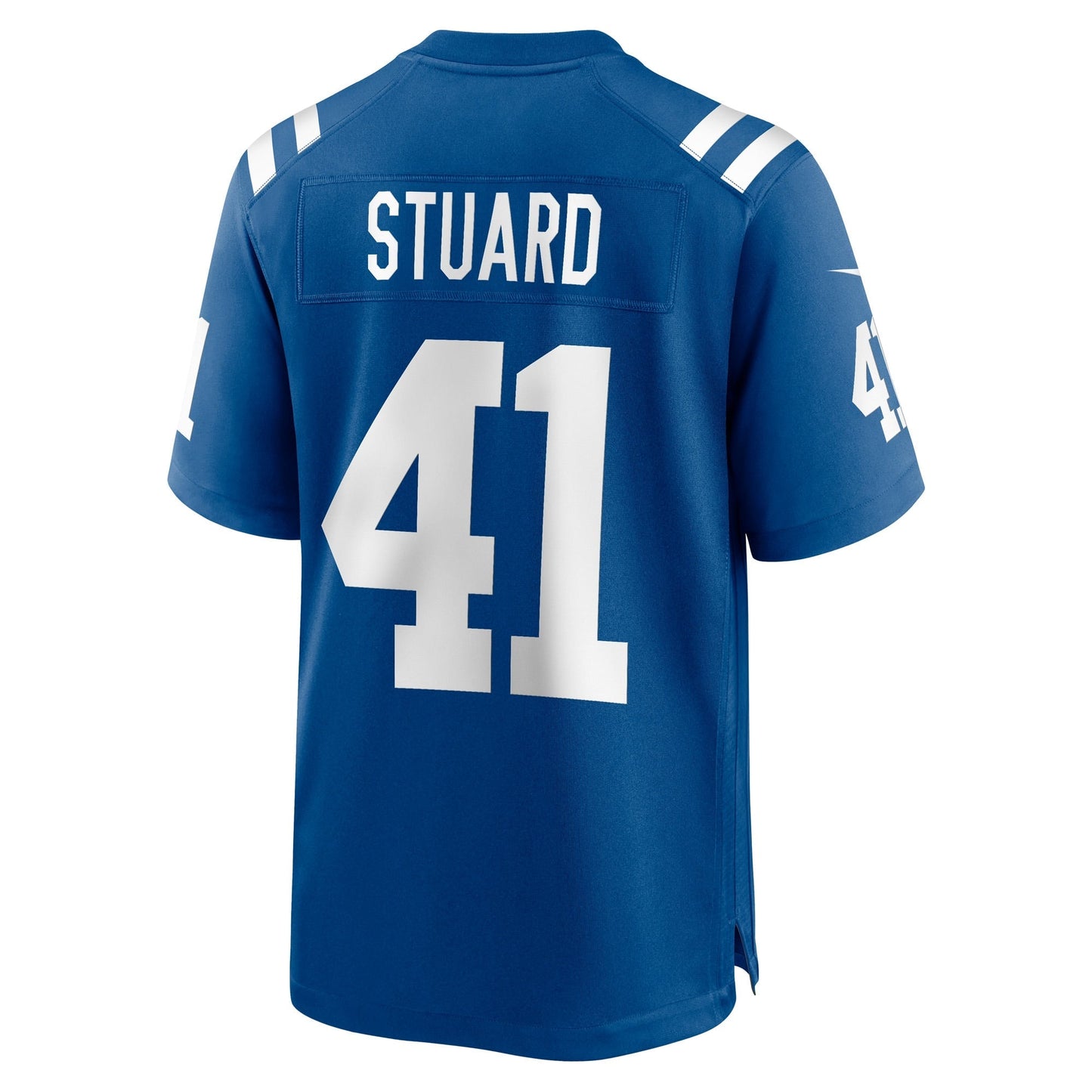 Grant Stuard Indianapolis Colts Game Jersey - Royal football jersey product view 3