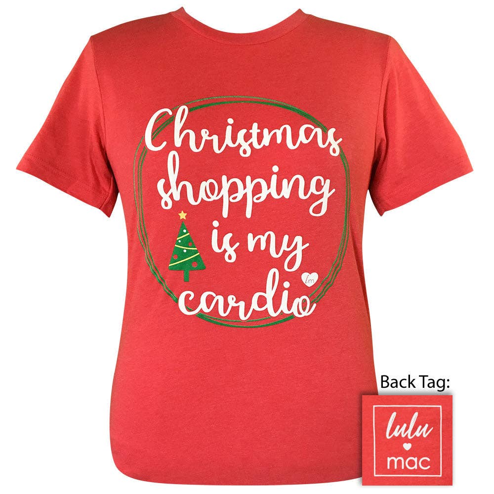 Lulu Mac-Christmas Cardio-Heather Red SS-LM34 Unisex T-shirt, Sweatshirt, Hoodie, Long Sleeve Tee - T-Shirt, Sweatshirt, Hoodie