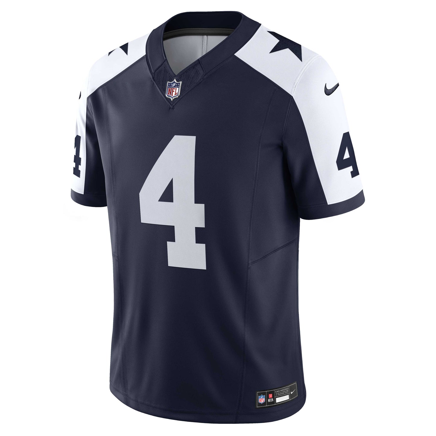 Dallas Cowboys Dak Prescott Navy Vapor F.U.S.E. Limited Jersey football jersey product view 1