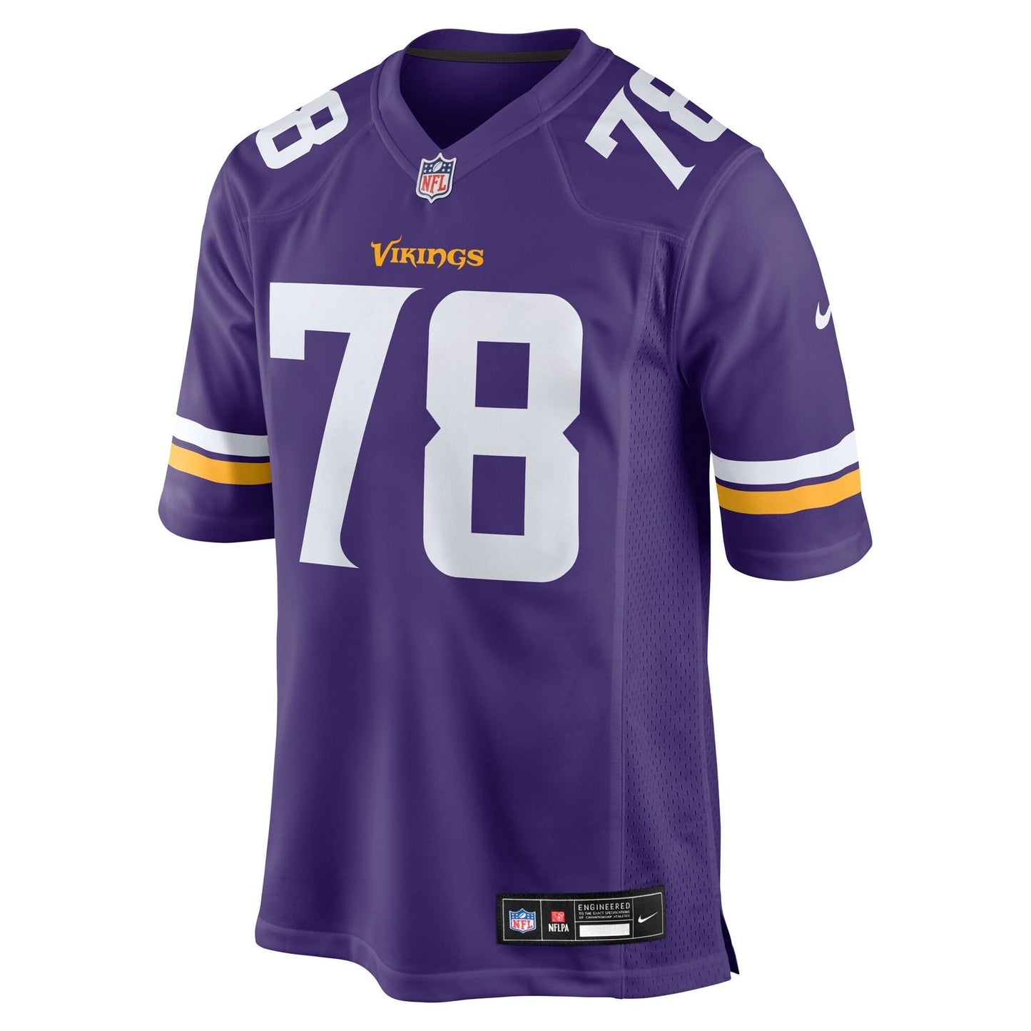 Minnesota Vikings Ryan Kelly Purple Team Game Jersey football jersey product view 2