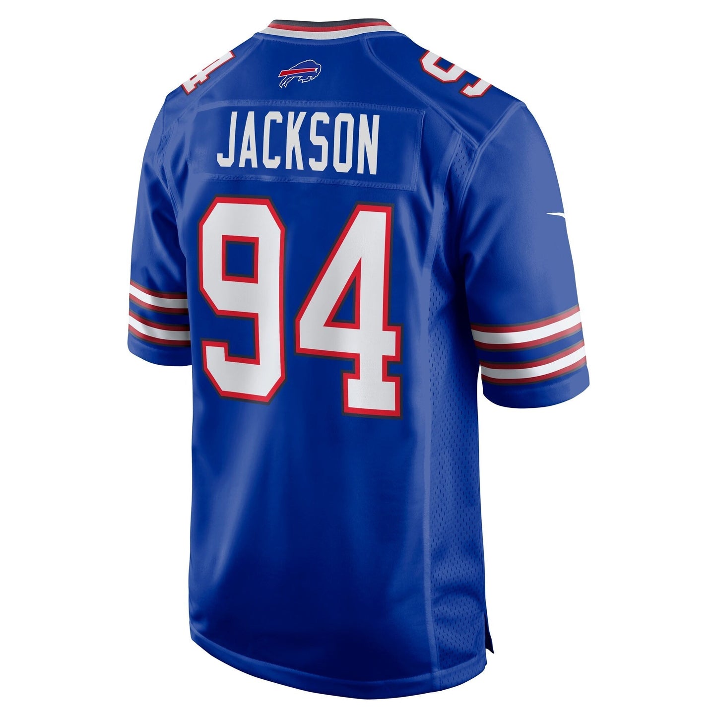 Buffalo Bills Landon Jackson Royal Team Game Jersey football jersey product view 3