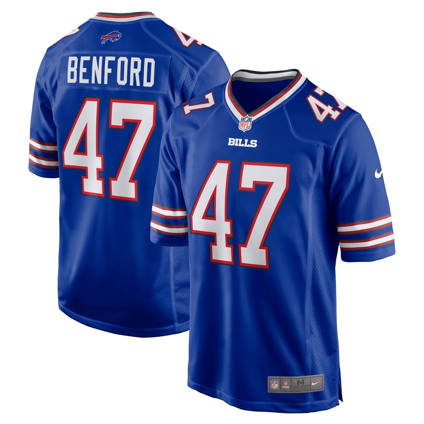Buffalo Bills Christian Benford Royal Game Jersey football jersey product view 1