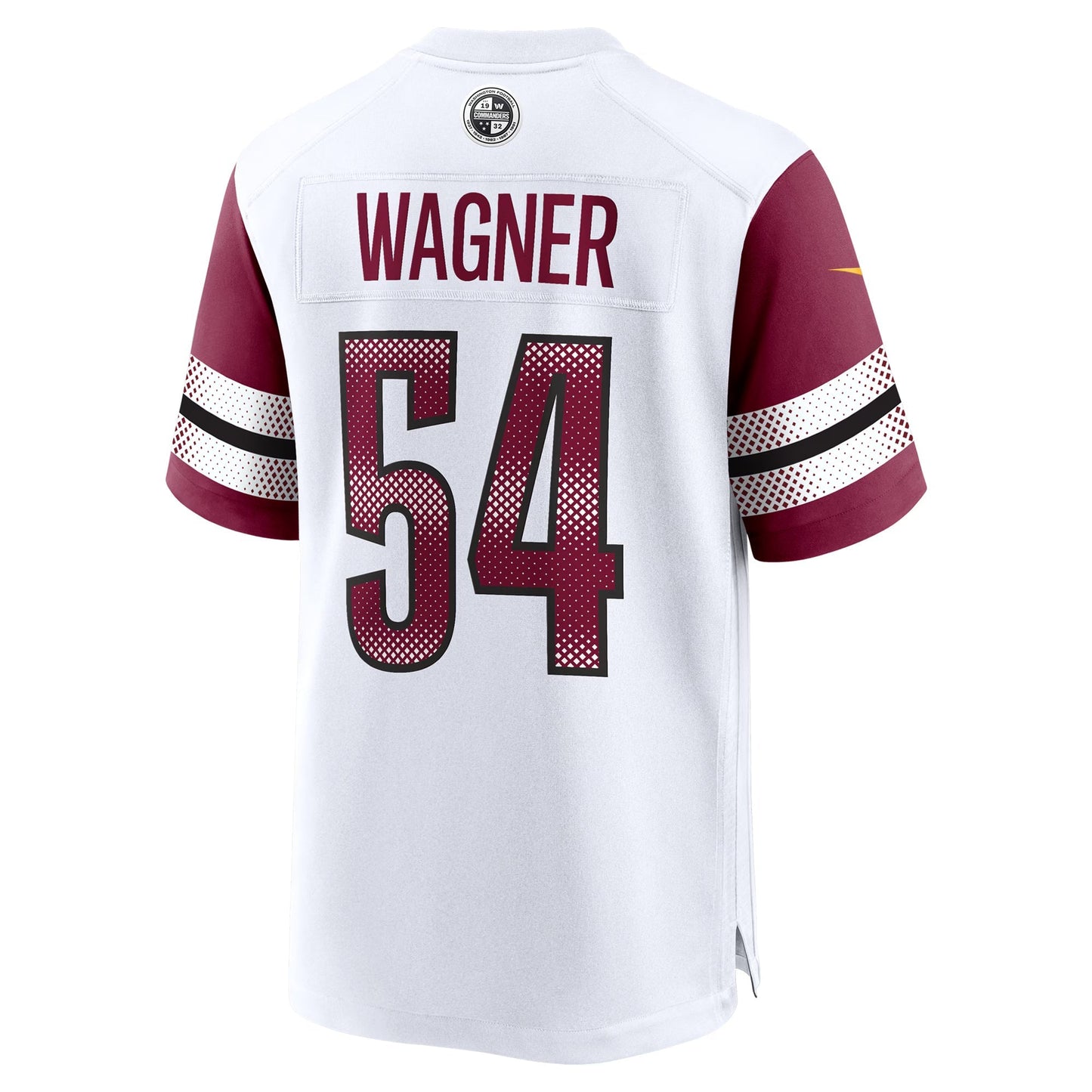 Washington Commanders Bobby Wagner White Game Jersey football jersey product view 1