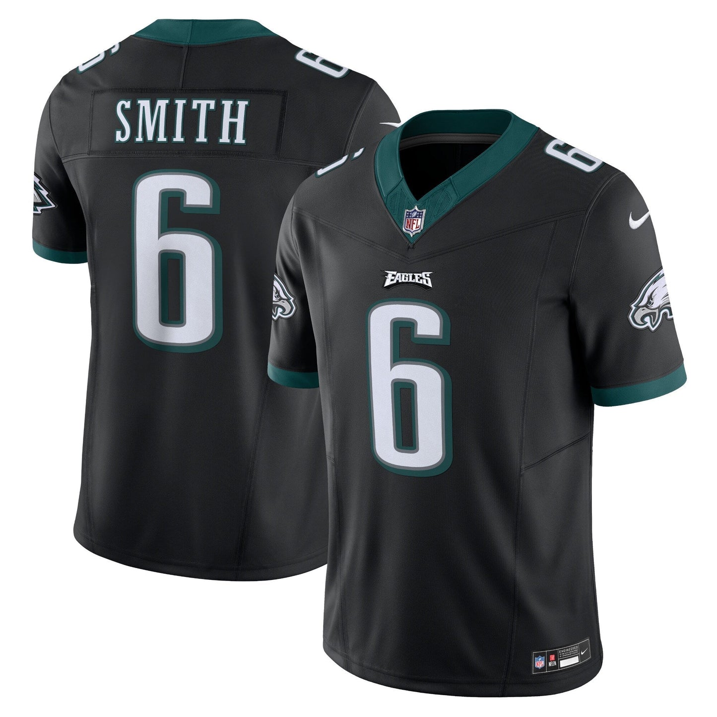 Philadelphia Eagles DeVonta Smith Black Vapor F.U.S.E. Limited Jersey football jersey product view 1