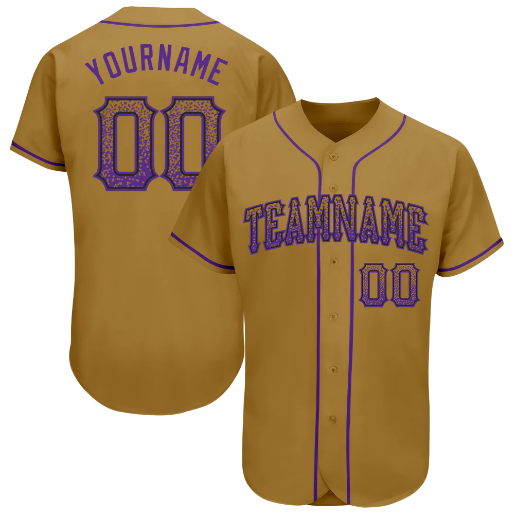 Custom Old Gold Purple-Black Authentic Drift Fashion Baseball Jersey Unisex T-shirt, Sweatshirt, Hoodie, Long Sleeve Tee - T-Shirt, Sweatshirt, Hoodie