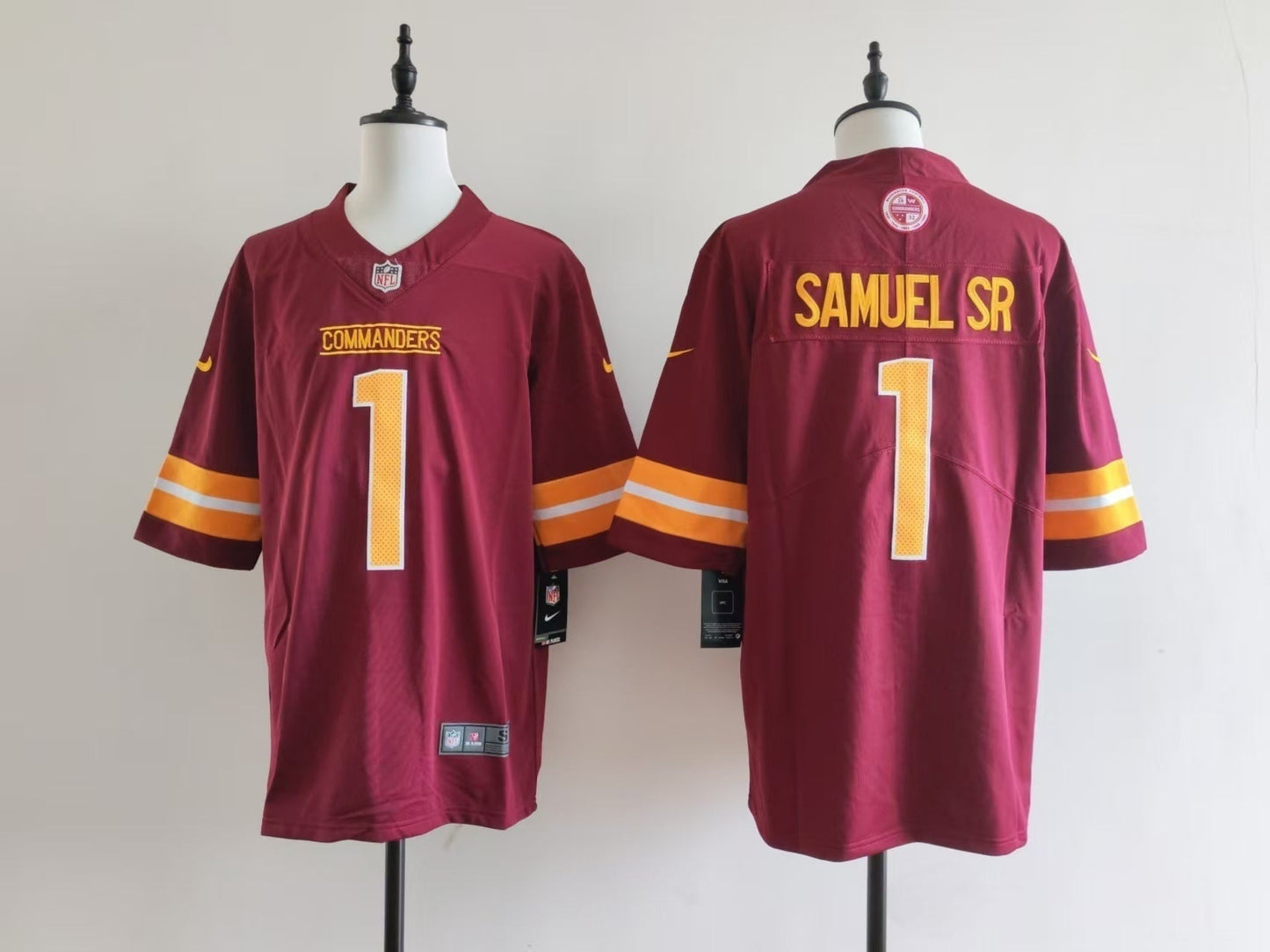 Men's Washington Redskins Deebo Samuel Sr Jersey-Red football jersey product view 1