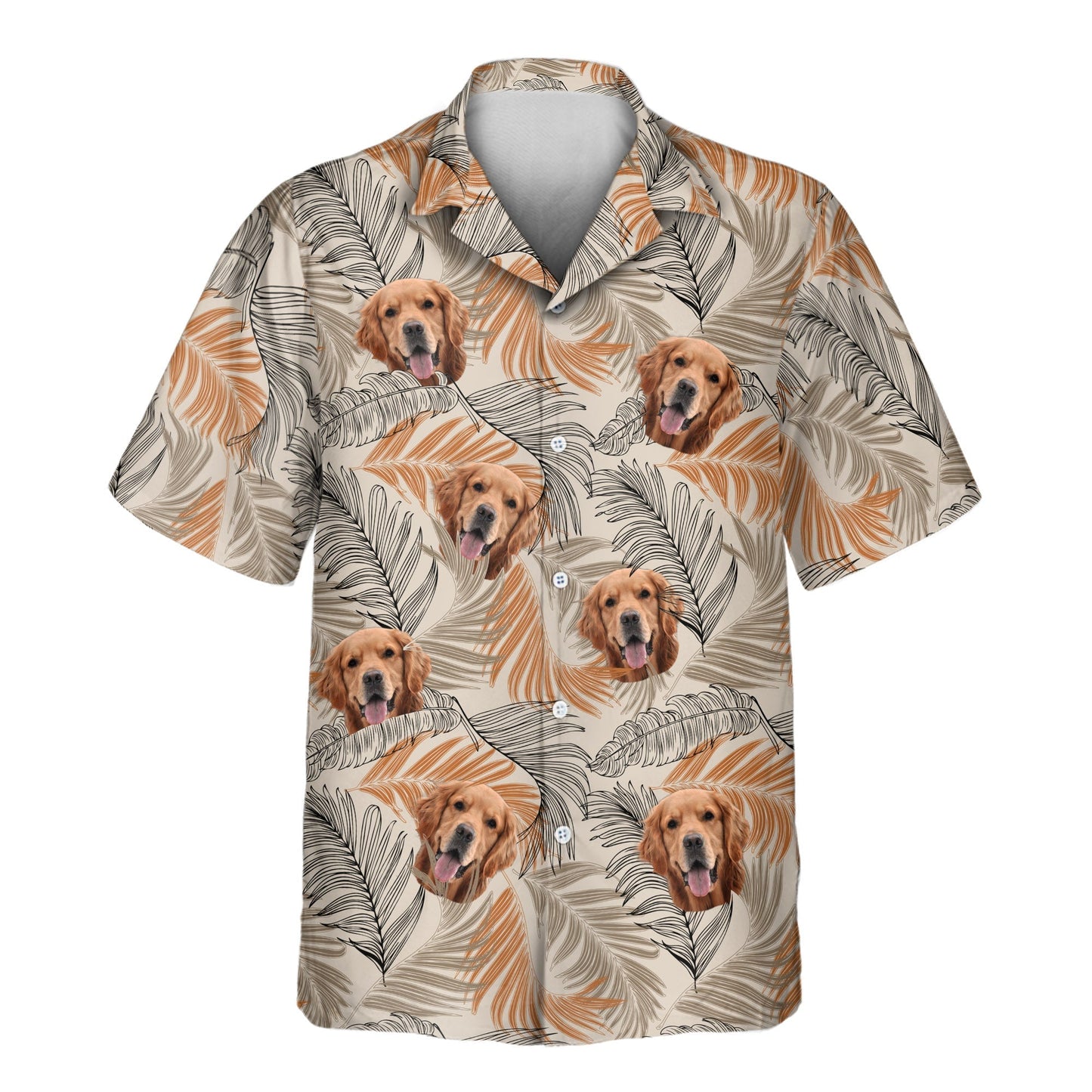 Lush Tropical Foliage | Aloha Custom Hawaiian Shirts with Faces or Logos Unisex T-shirt, Sweatshirt, Hoodie, Long Sleeve Tee - T-Shirt, Sweatshirt, Hoodie