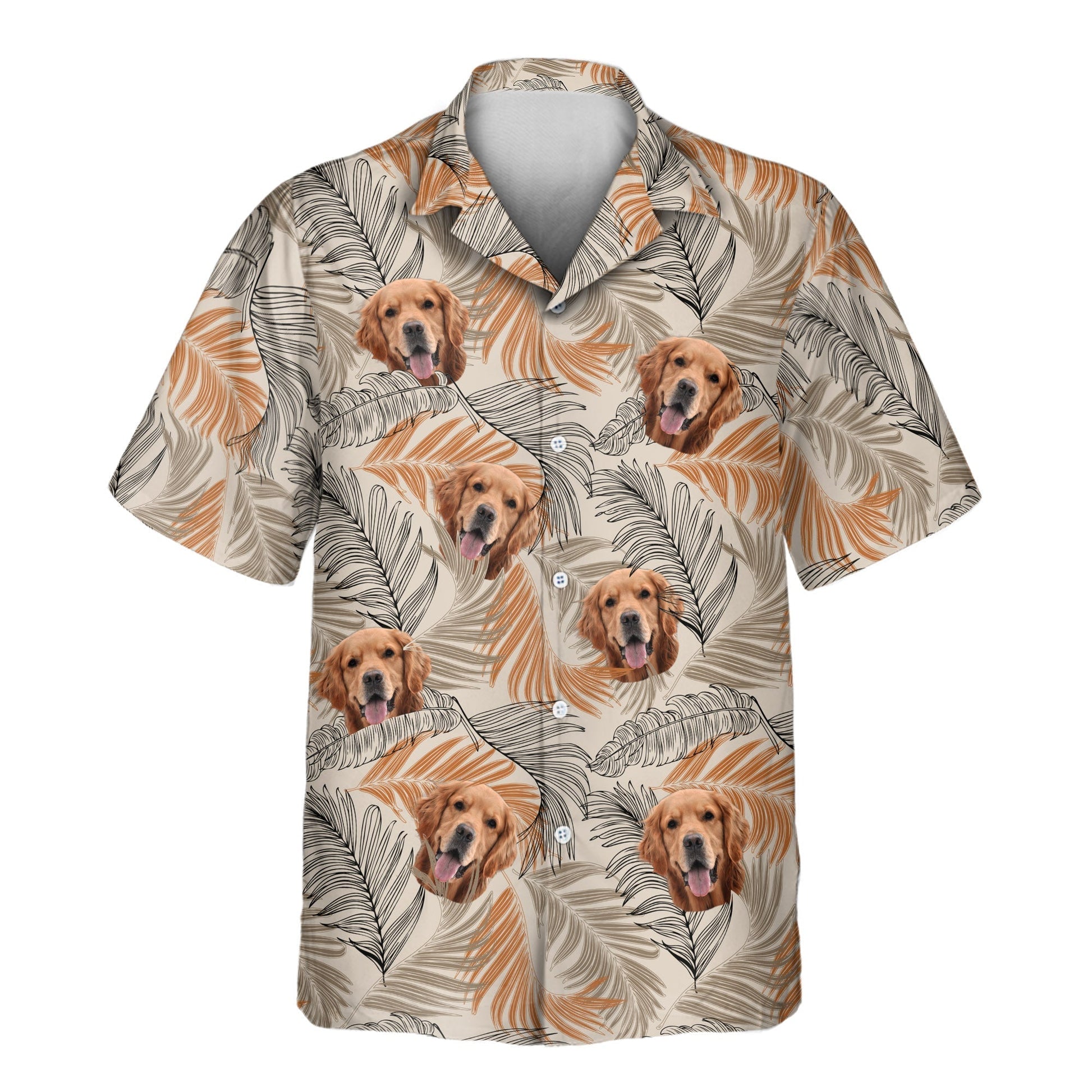 Lush Tropical Foliage | Aloha Custom Hawaiian Shirts with Faces or Logos Unisex T-shirt, Sweatshirt, Hoodie, Long Sleeve Tee - T-Shirt, Sweatshirt, Hoodie