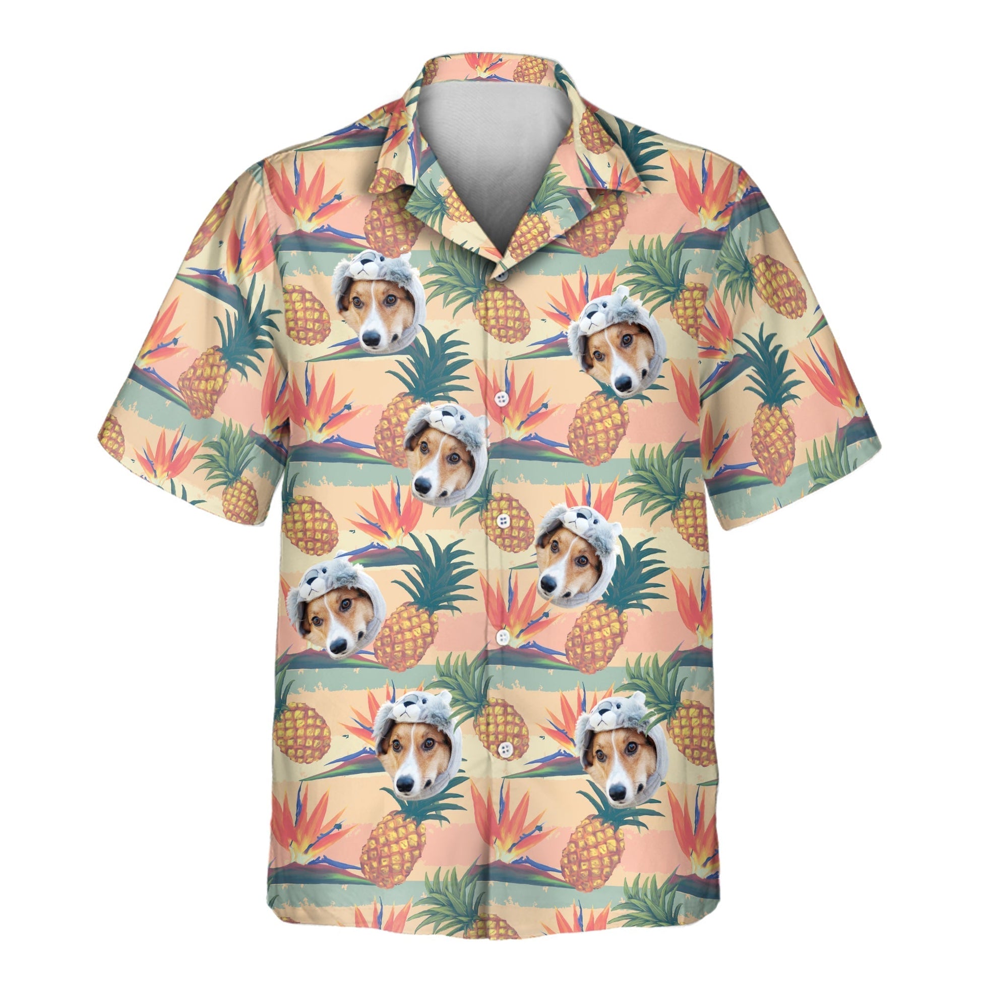 Tropical Bloom | Aloha Custom Hawaiian Shirts with Faces or Logos Unisex T-shirt, Sweatshirt, Hoodie, Long Sleeve Tee - T-Shirt, Sweatshirt, Hoodie