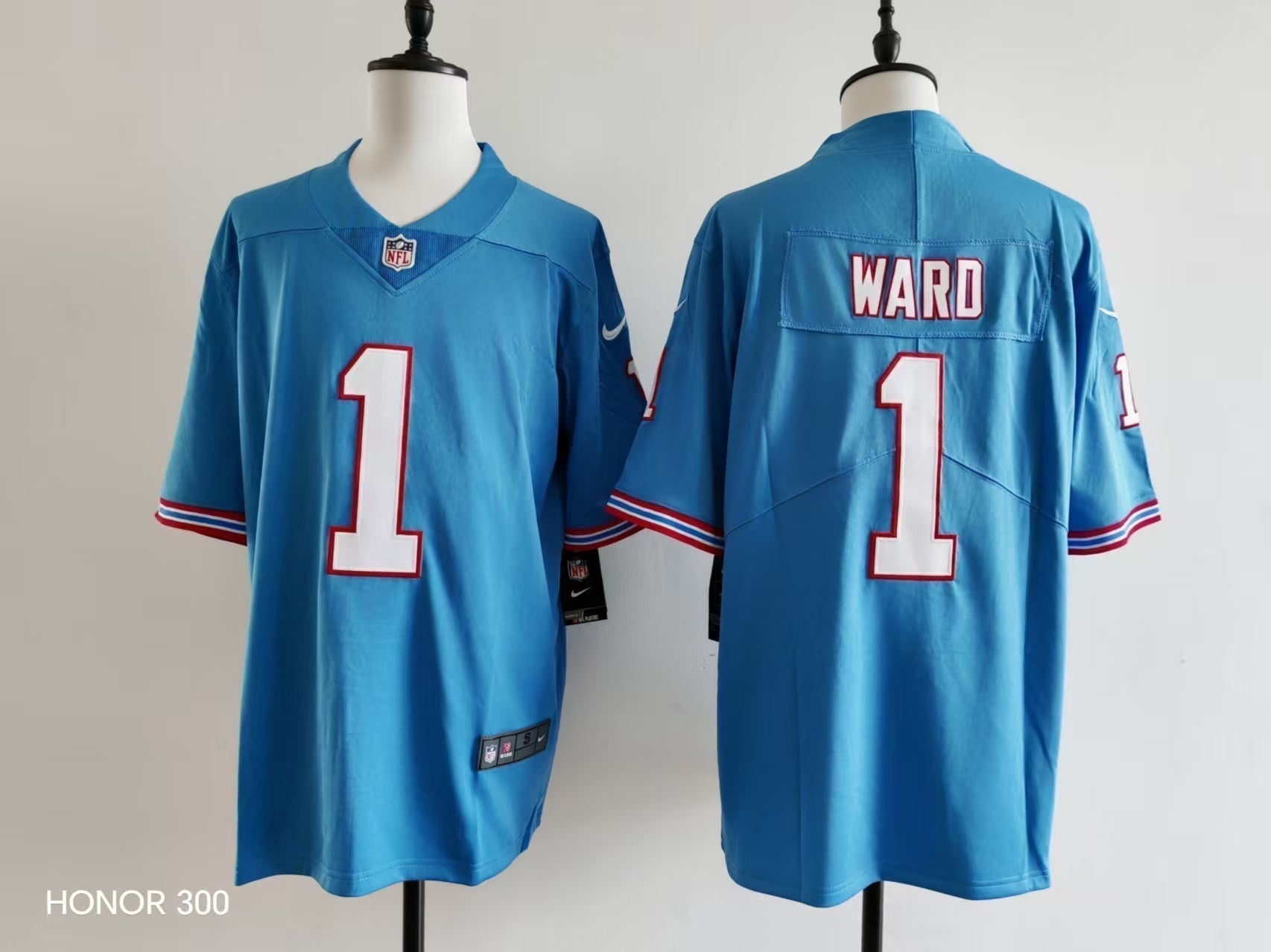 Men's Tennessee Titans Cameron Ward Jersey football jersey product view 1
