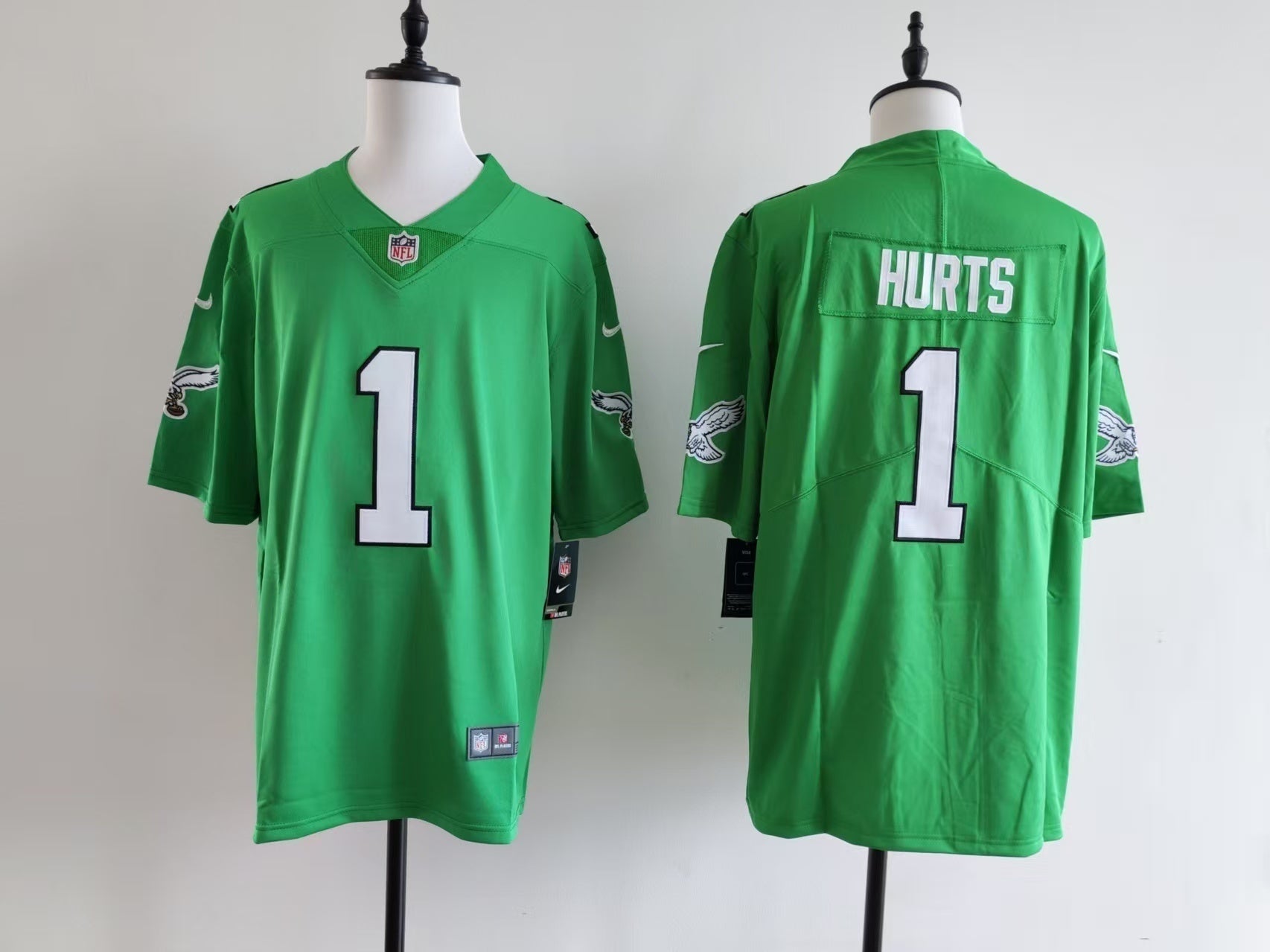 Men's Philadelphia Eagles Jalen Hurts Jersey-green football jersey product view 1