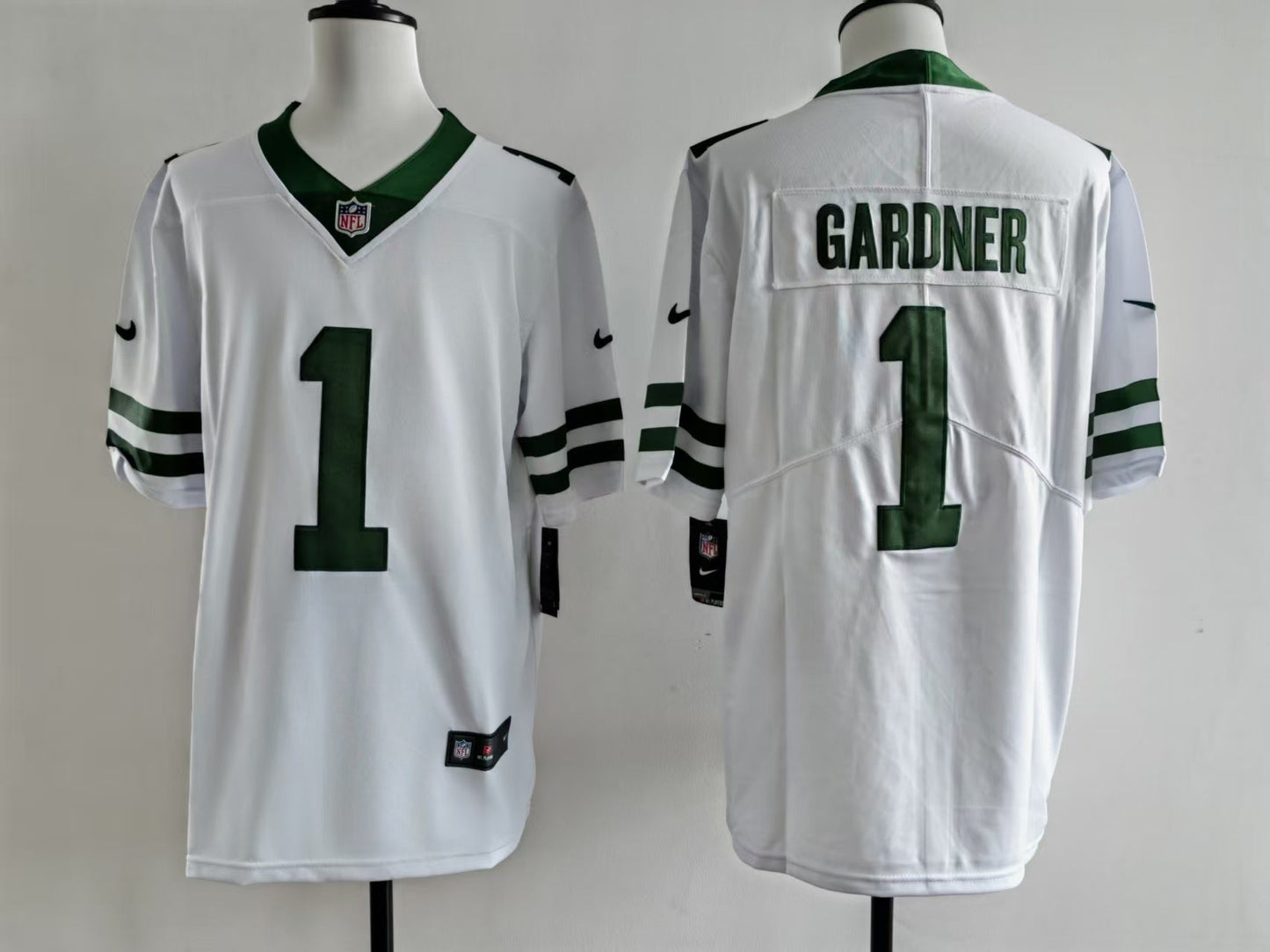 Men's New York Jets Ahmad Sauce Gardner Jersey-White football jersey product view 1