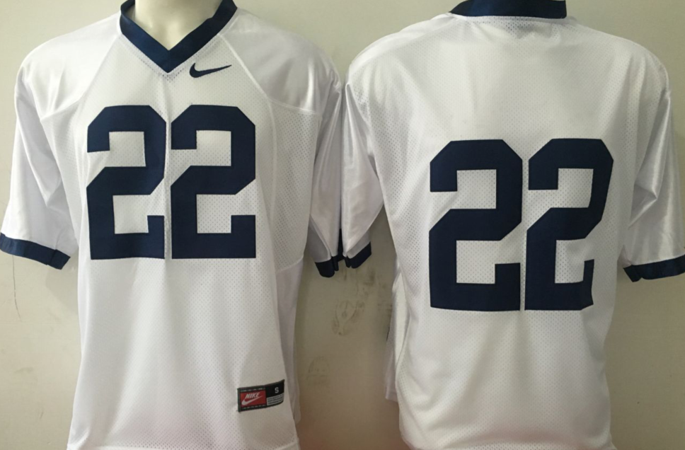 Men's Penn State Nittany Lions John Cappelletti #22 White Team Game Jersey football jersey product view 1