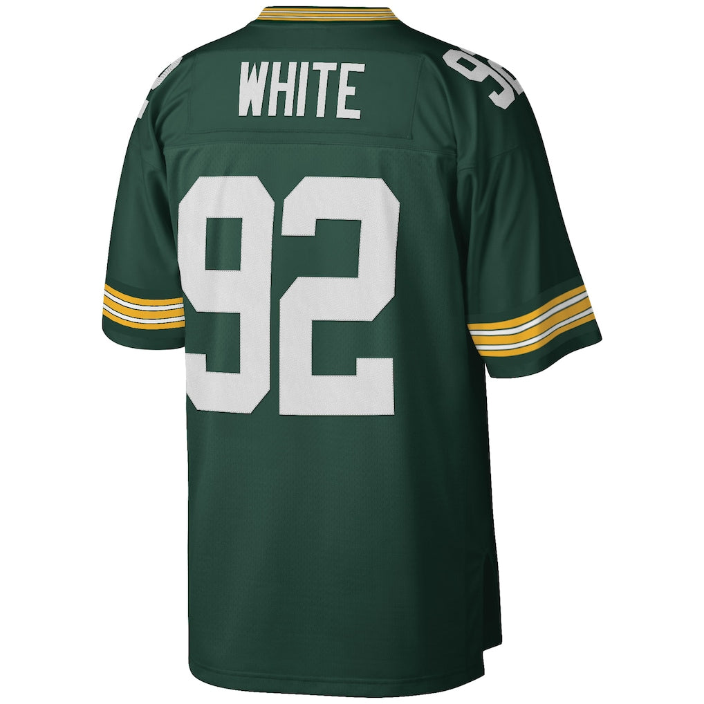 GB. Packers #92 Reggie White 1993 Green Big & Tall 1996 Retired Player Replica Jersey football jersey product view 1