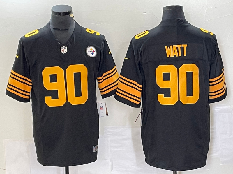 Men's Pittsburgh Steelers T.J. Watt Black Alternate Legend Jersey football jersey product view 1