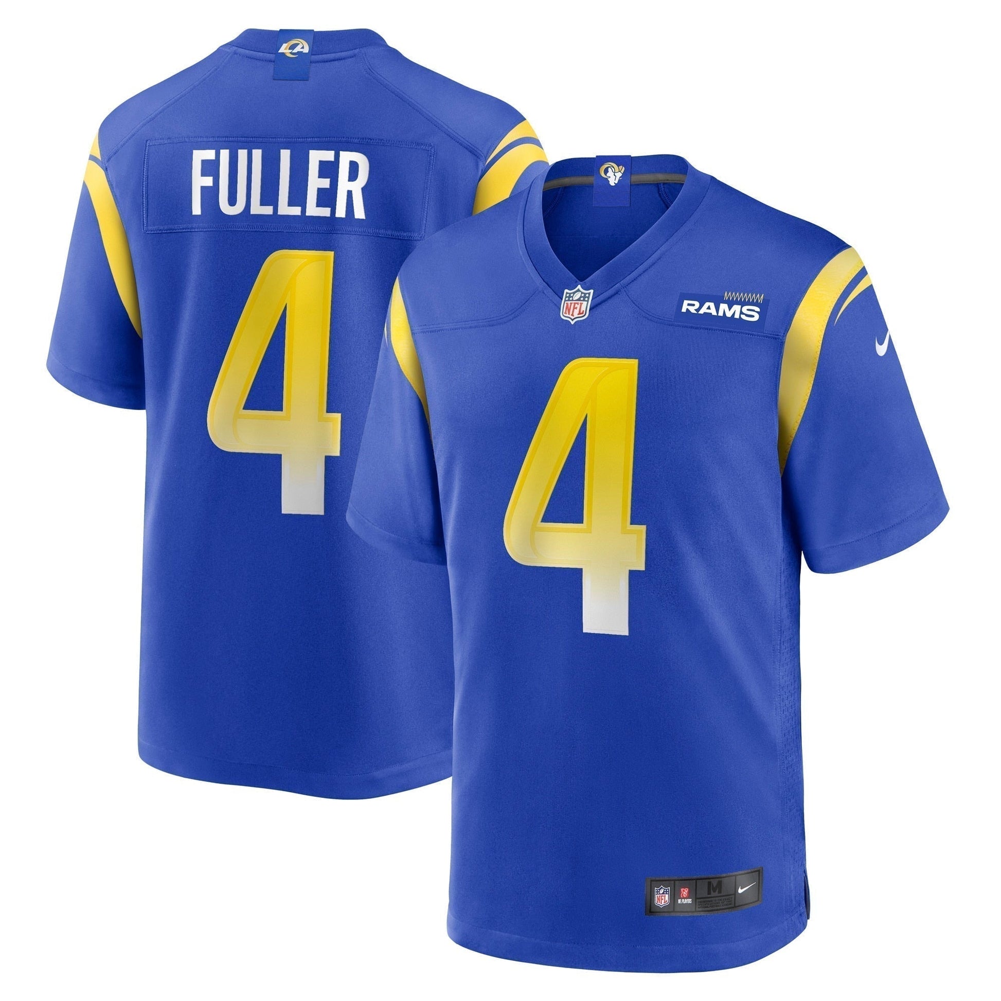 Jordan Fuller Los Angeles Rams Game Jersey - Royal football jersey product view 1