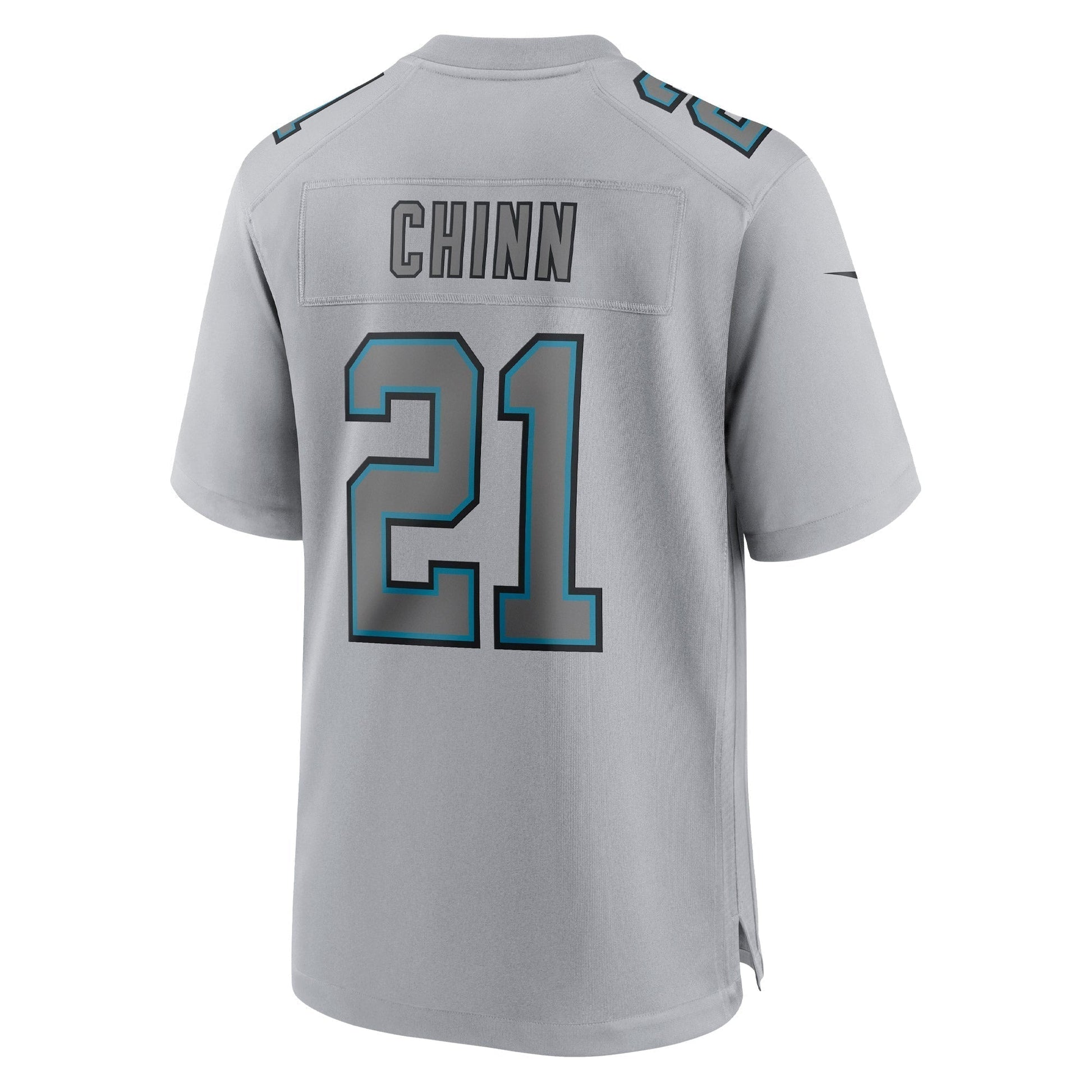 Jeremy Chinn Carolina Panthers Atmosphere Fashion Game Jersey - Gray football jersey product view 3